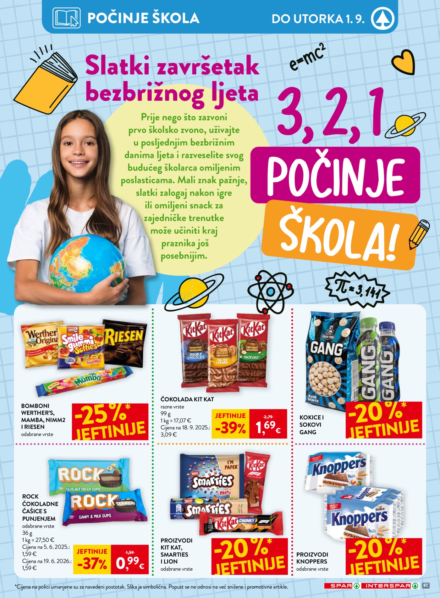 SPAR INTERSPAR katalog Akcija 26.08. - 01.09.2026.