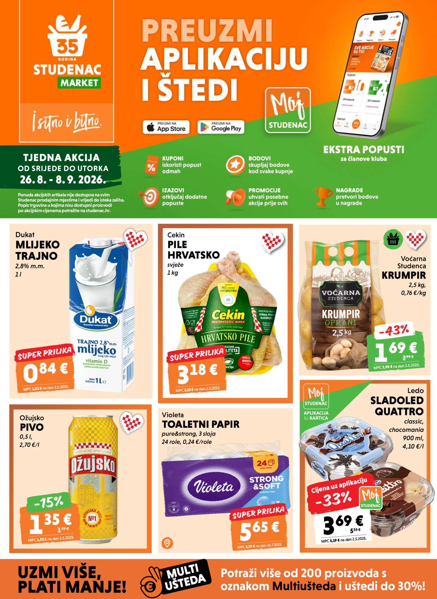 Studenac katalog akcija 26.08.-08.09.2026.