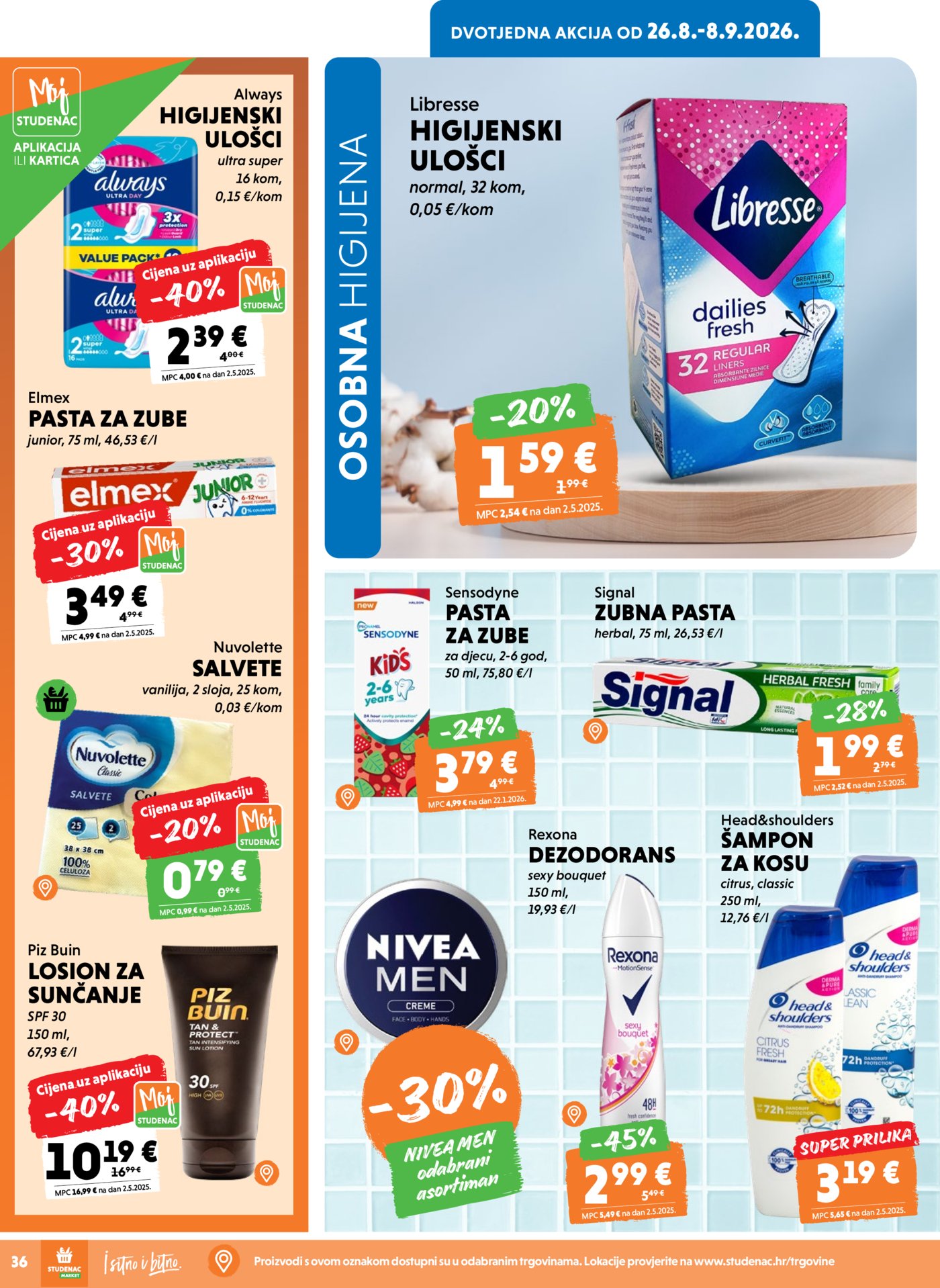 Studenac katalog akcija 26.08.-08.09.2026.