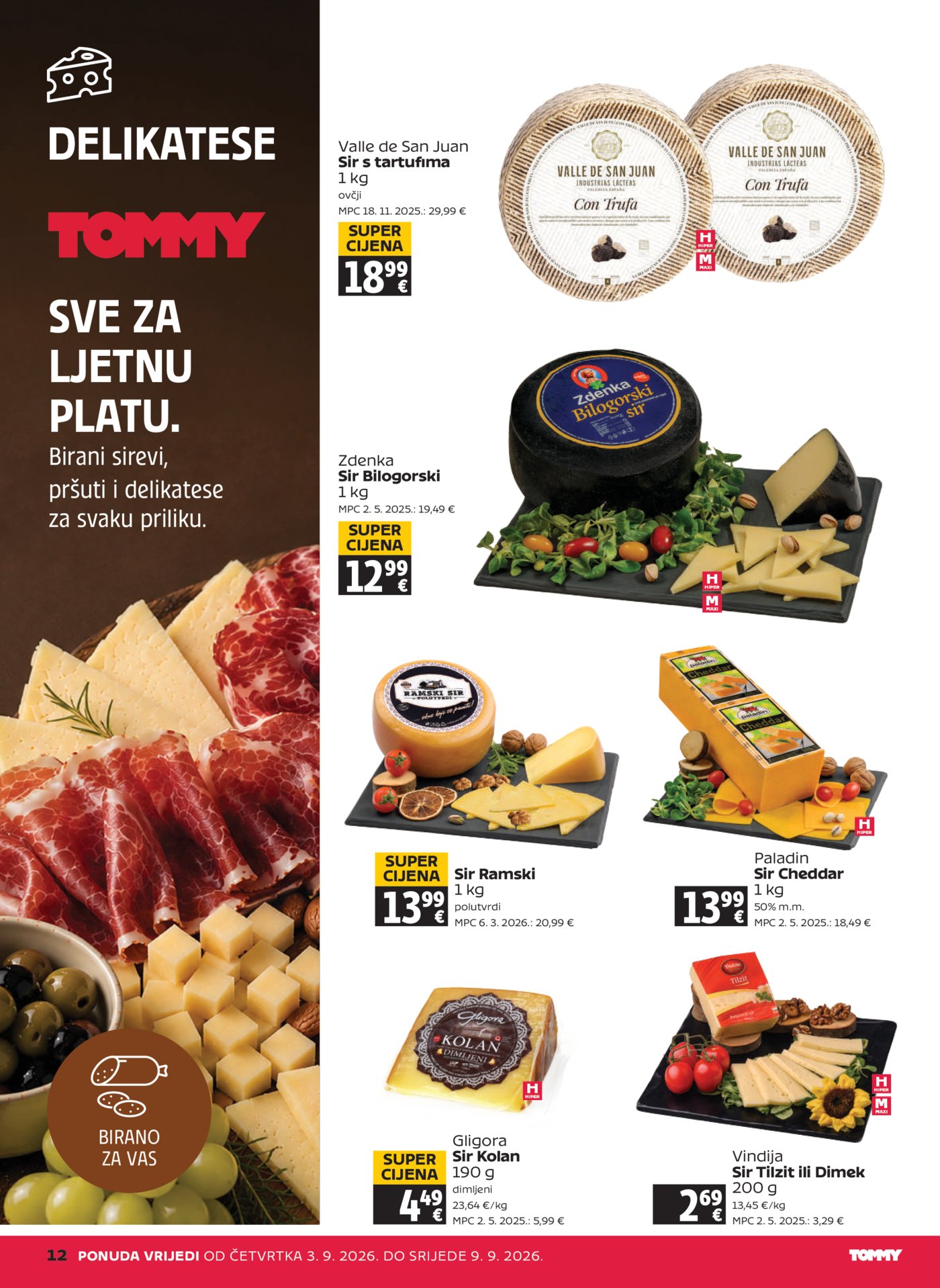Tommy katalog Akcija 03.09. - 09.09.2026.