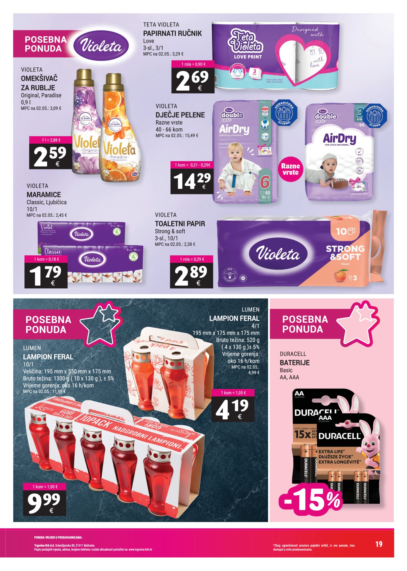 Trgovina Krk katalog Akcija 01.09. - 15.09.2026.
