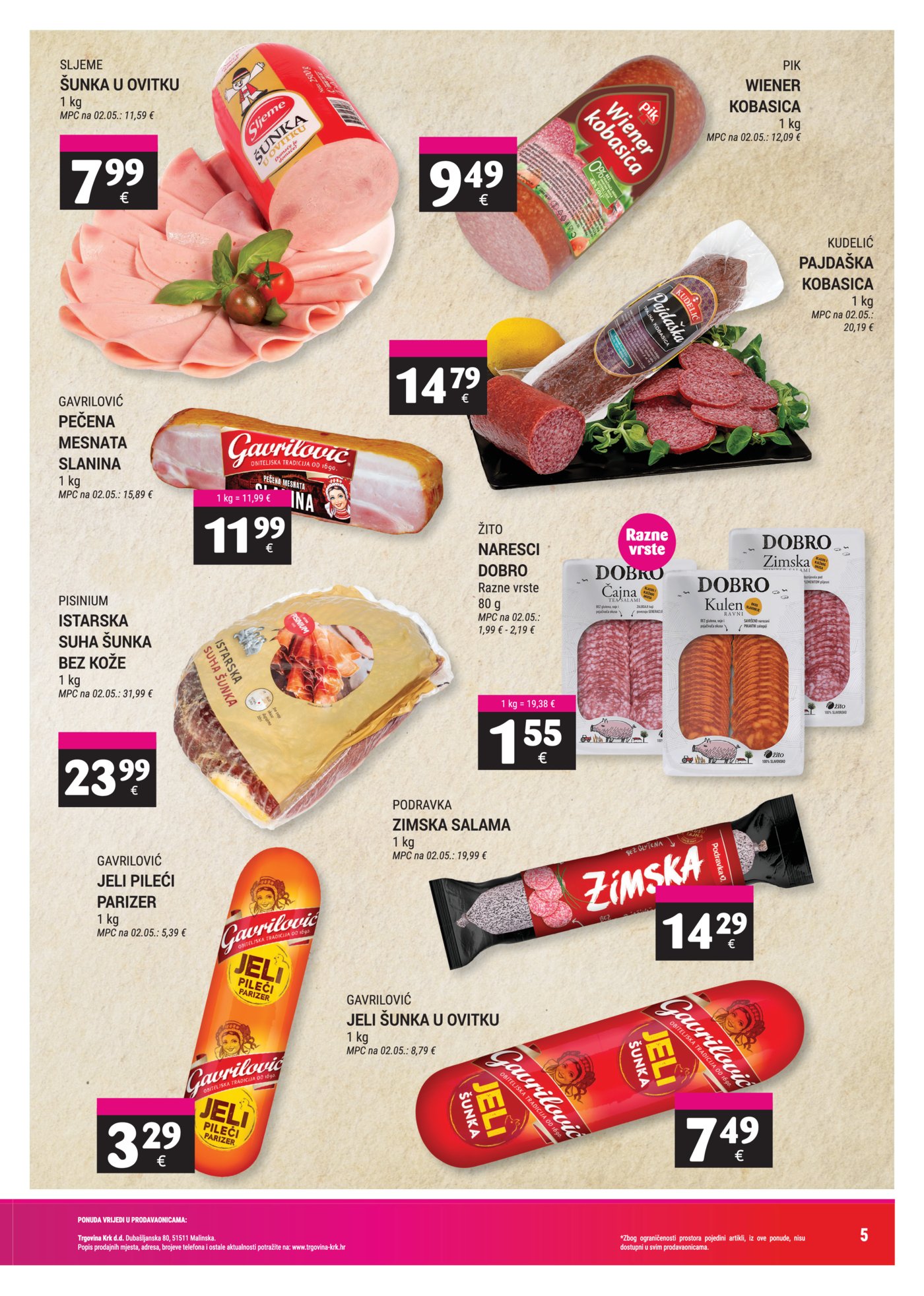 Trgovina Krk katalog Akcija 01.09. - 15.09.2026.