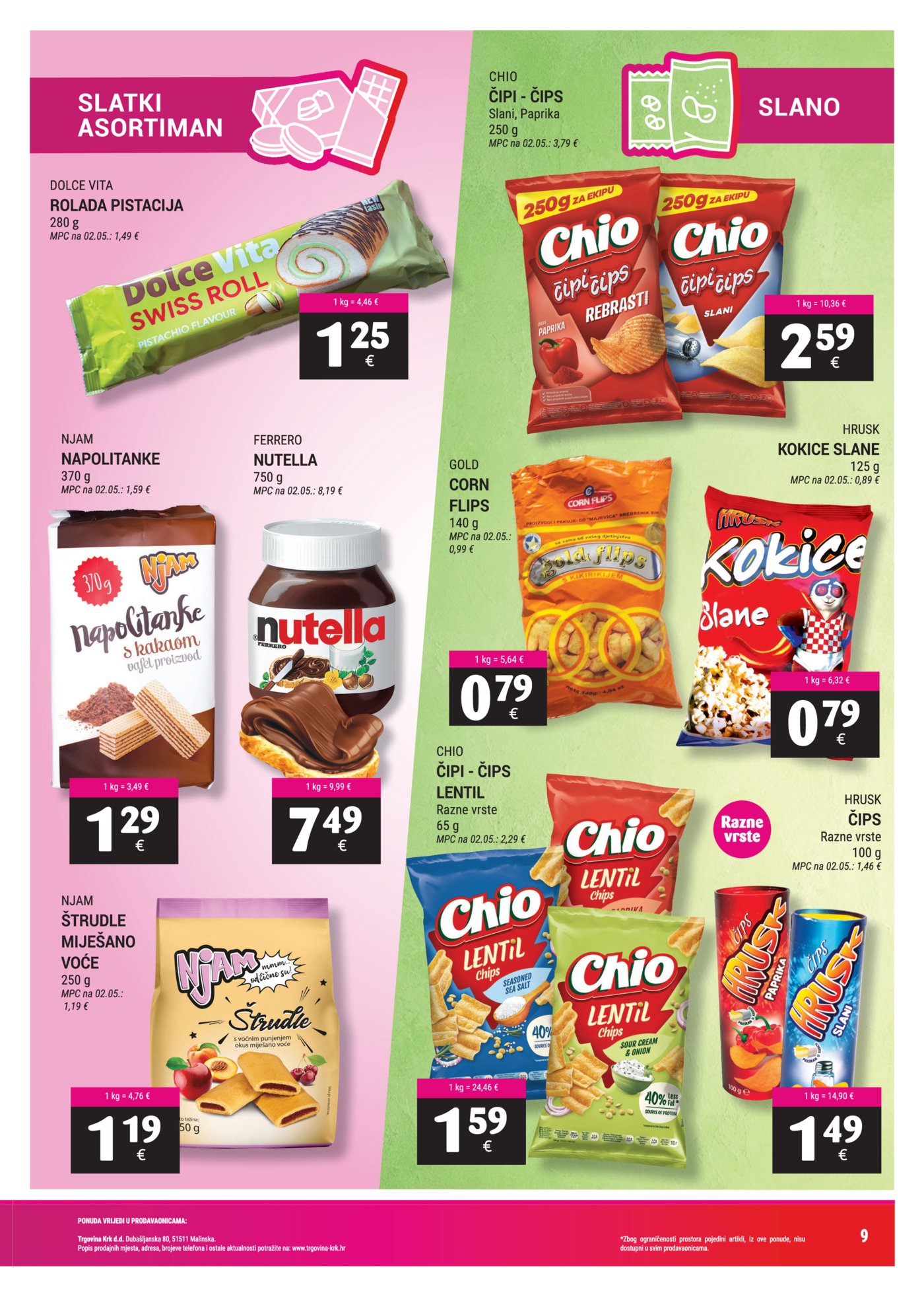 Trgovina Krk katalog Akcija 01.09. - 15.09.2026.