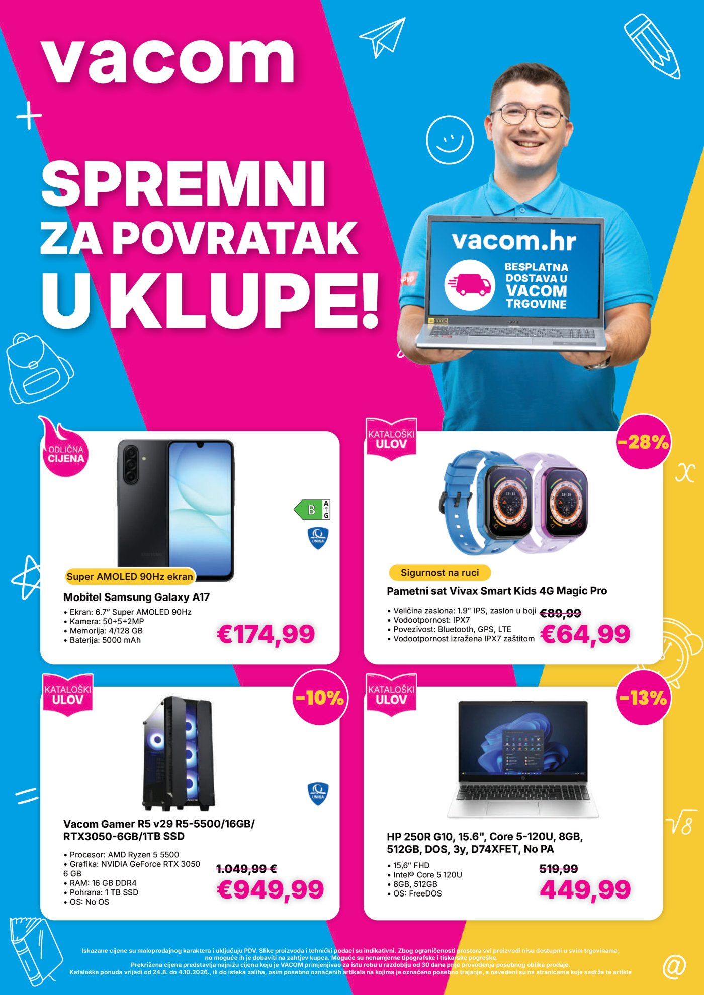Vacom katalog Spremni za povratak u klupe 24.08. - 04.10.2026.