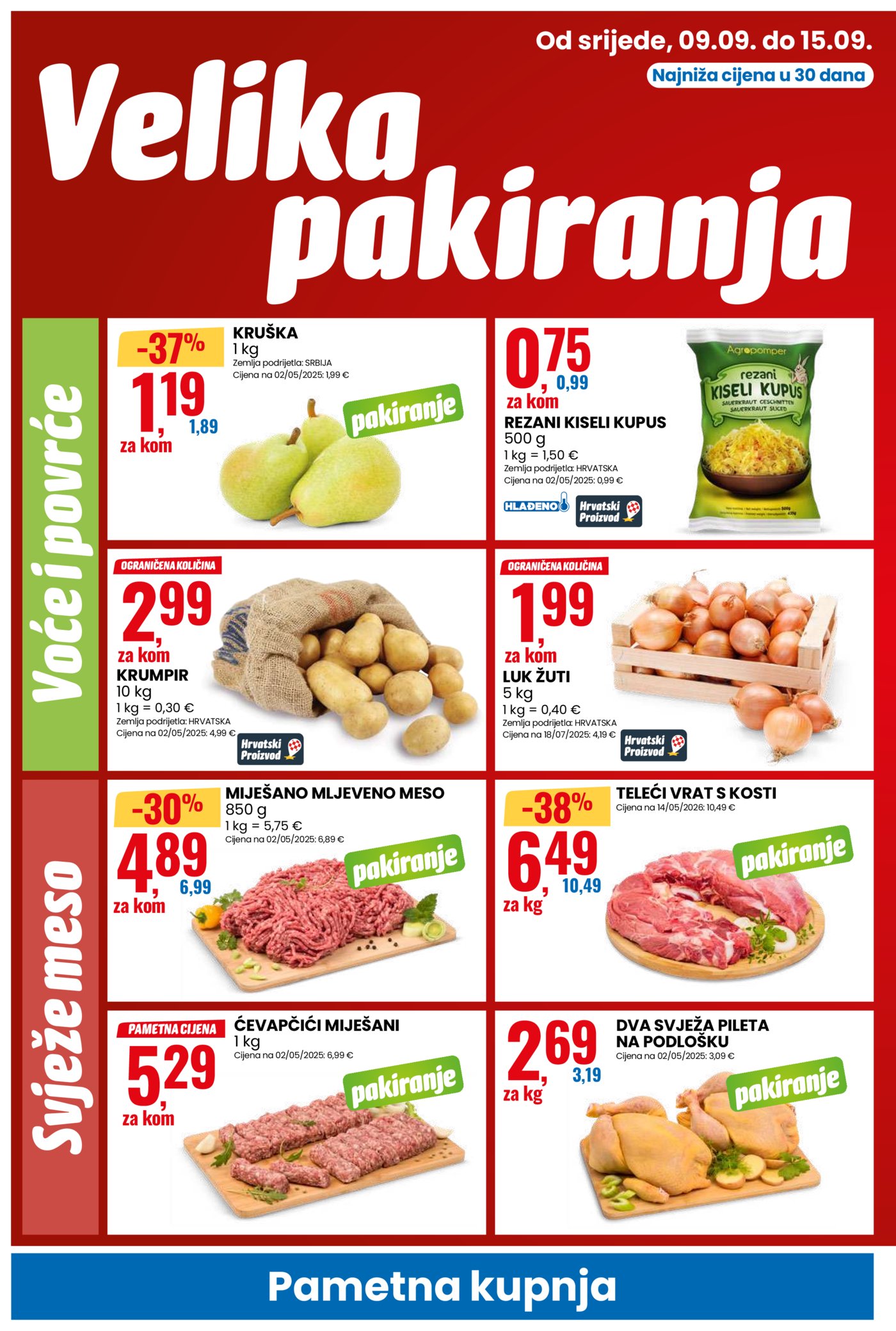 Eurospin katalog Akcija 09.09. - 15.09.2026.