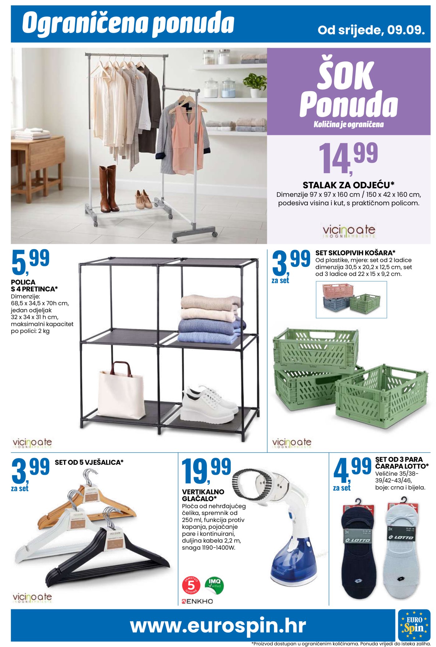 Eurospin katalog Akcija 09.09. - 15.09.2026.
