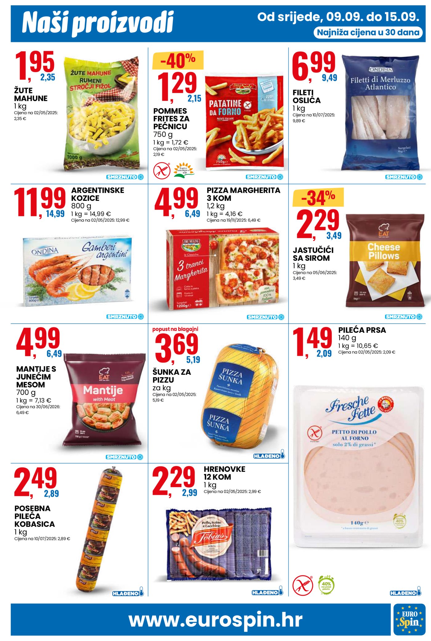 Eurospin katalog Akcija 09.09. - 15.09.2026.