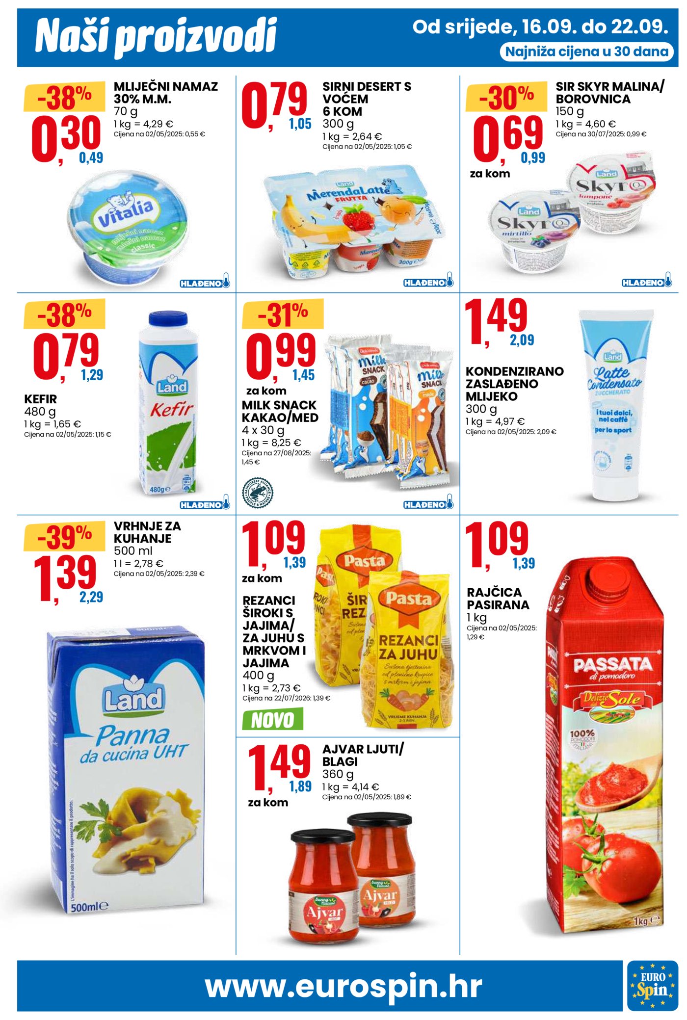 Eurospin Katalog Pametna kupnja 16.09.-22.09.2026.