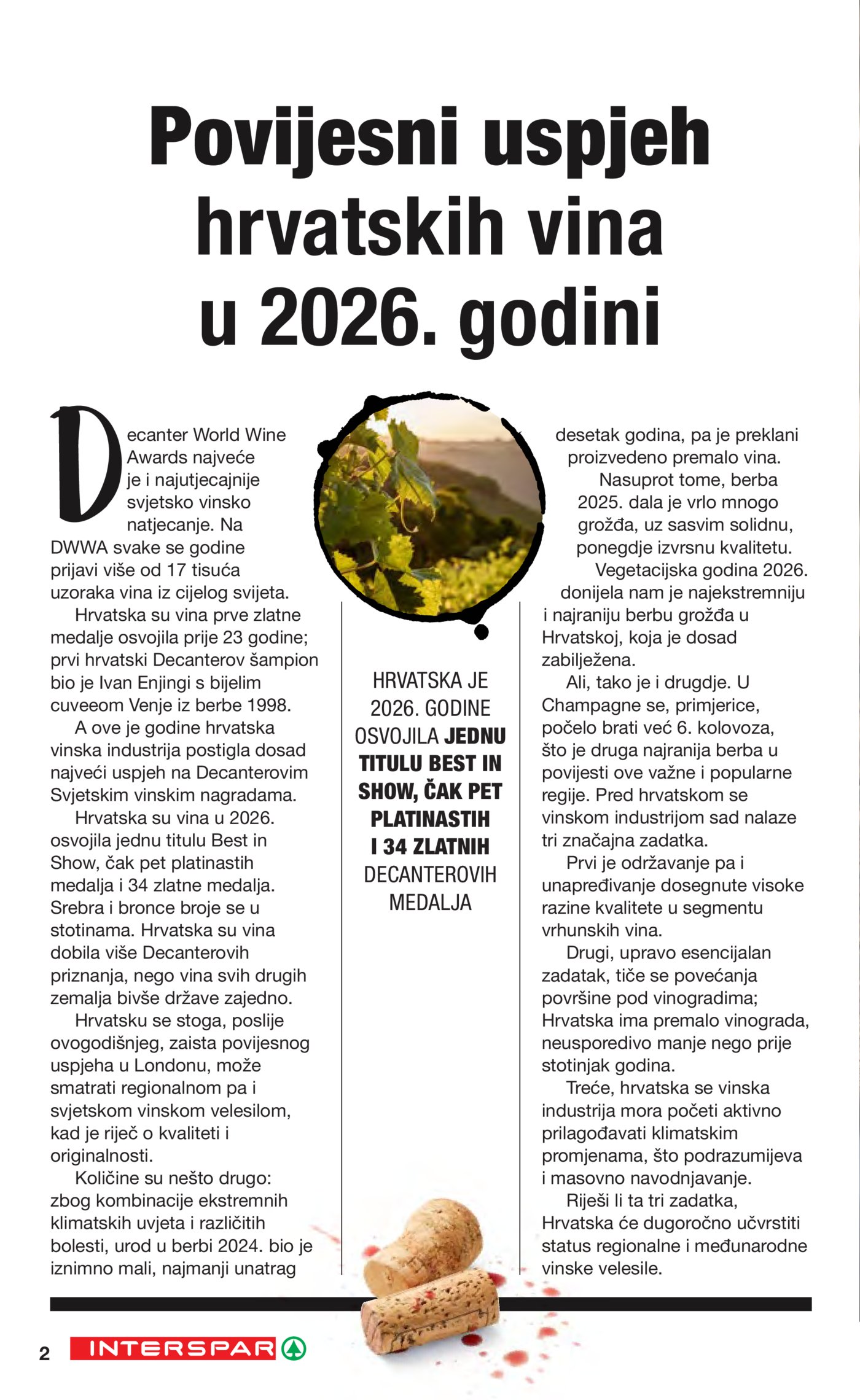 Interspar Vino Katalog Akcija 16.09.-06.10.2026.