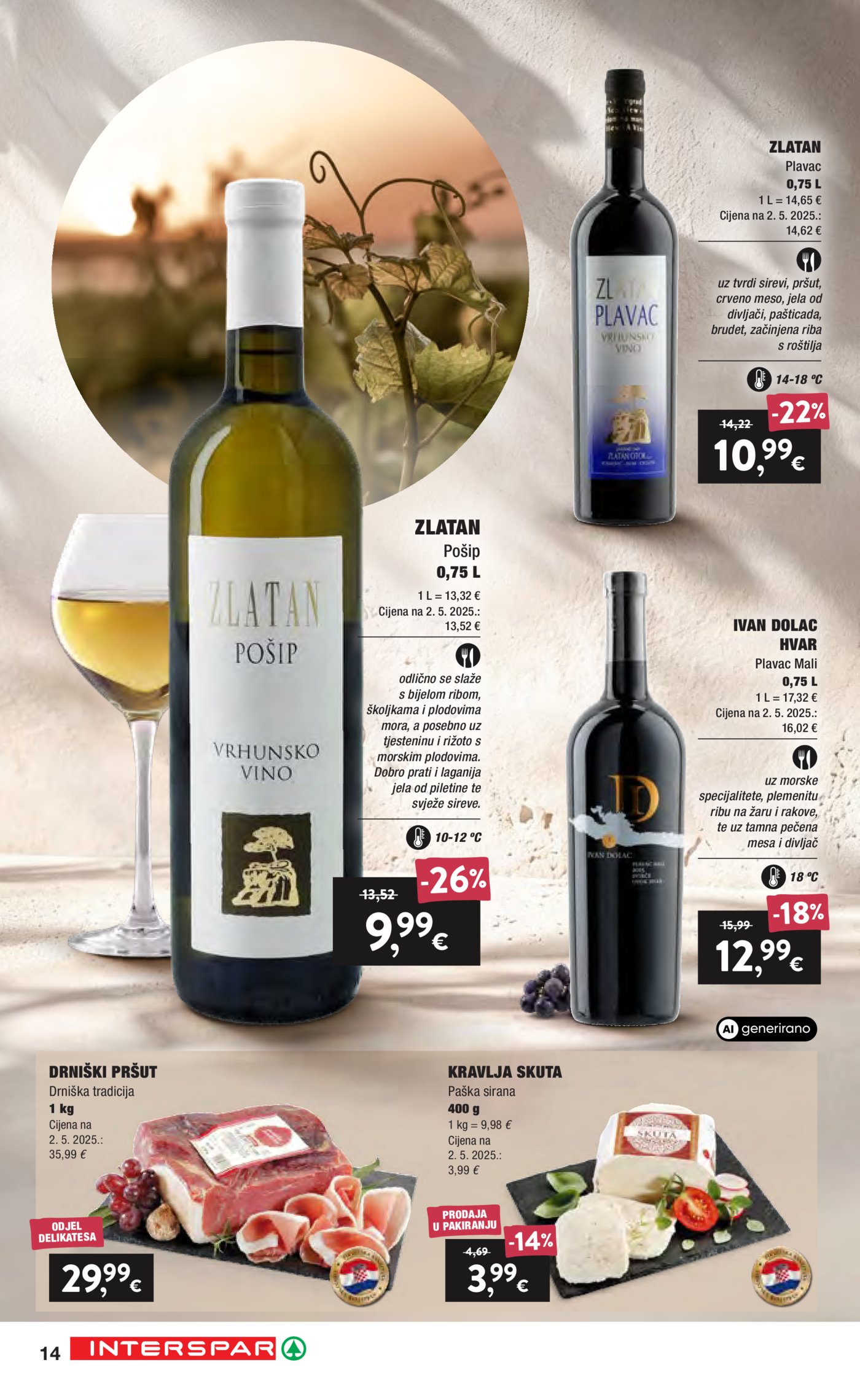 Interspar Vino Katalog Akcija 16.09.-06.10.2026.