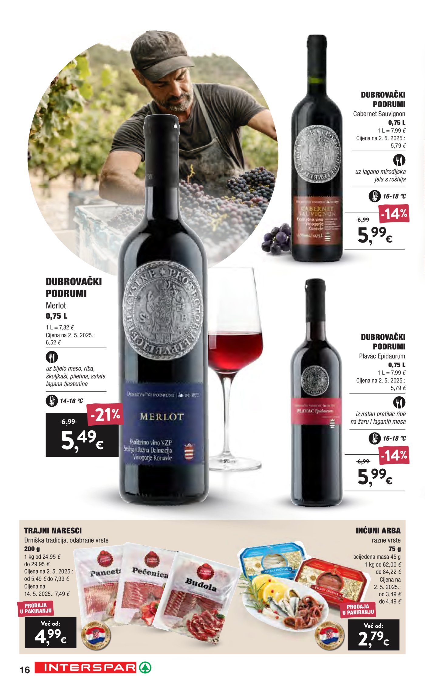 Interspar Vino Katalog Akcija 16.09.-06.10.2026.