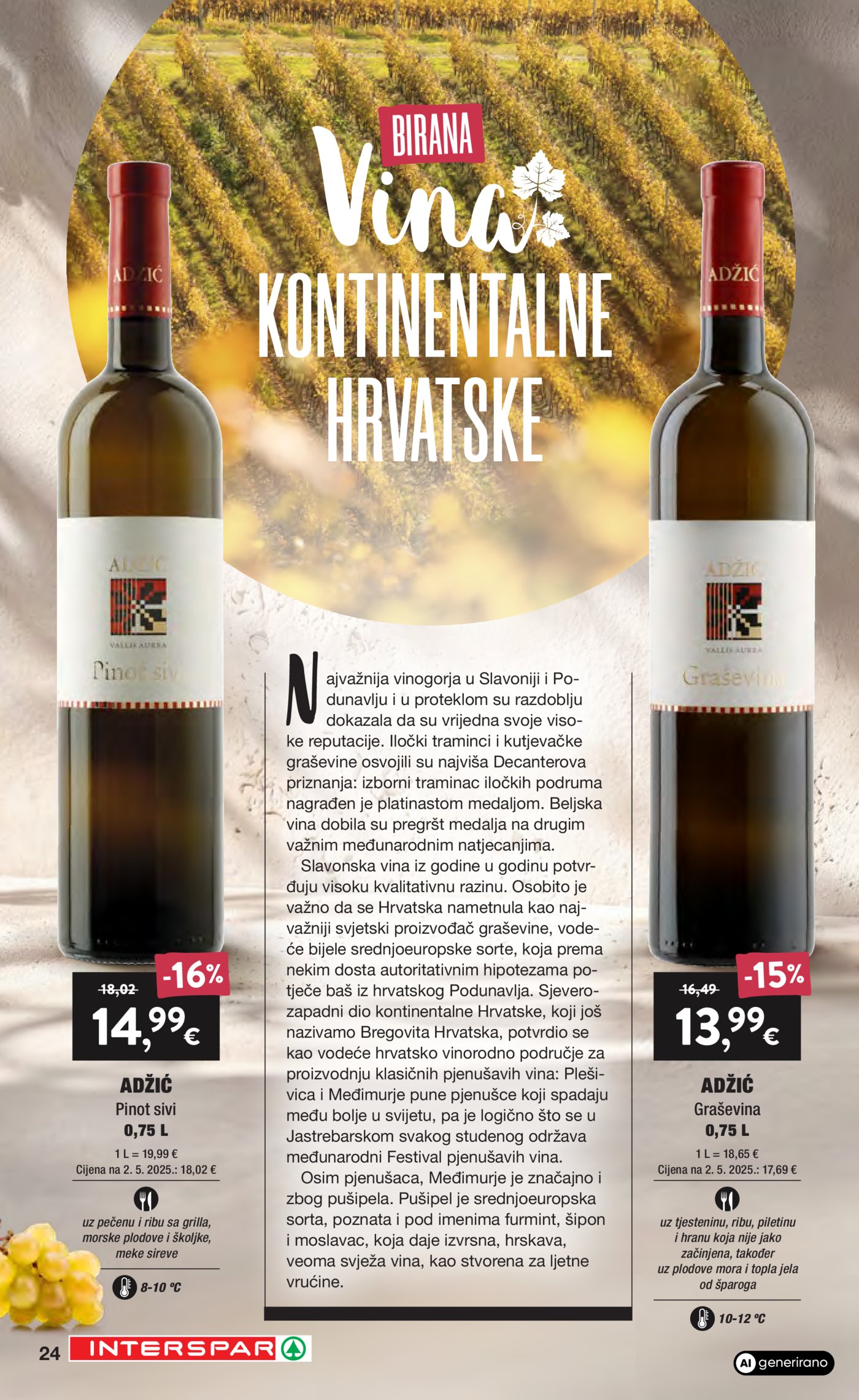 Interspar Vino Katalog Akcija 16.09.-06.10.2026.
