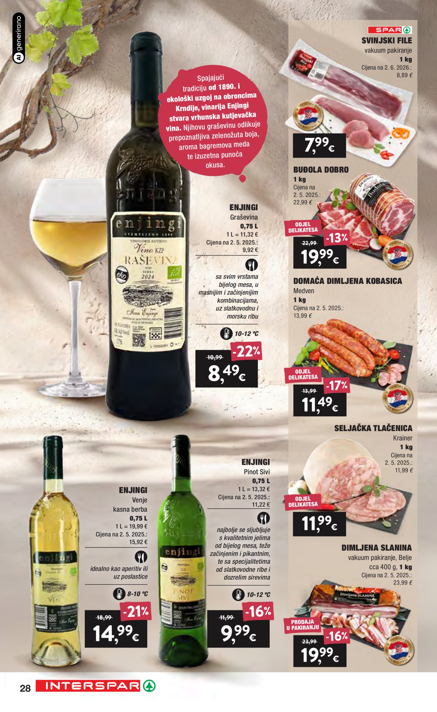 Interspar Vino Katalog Akcija 16.09.-06.10.2026.