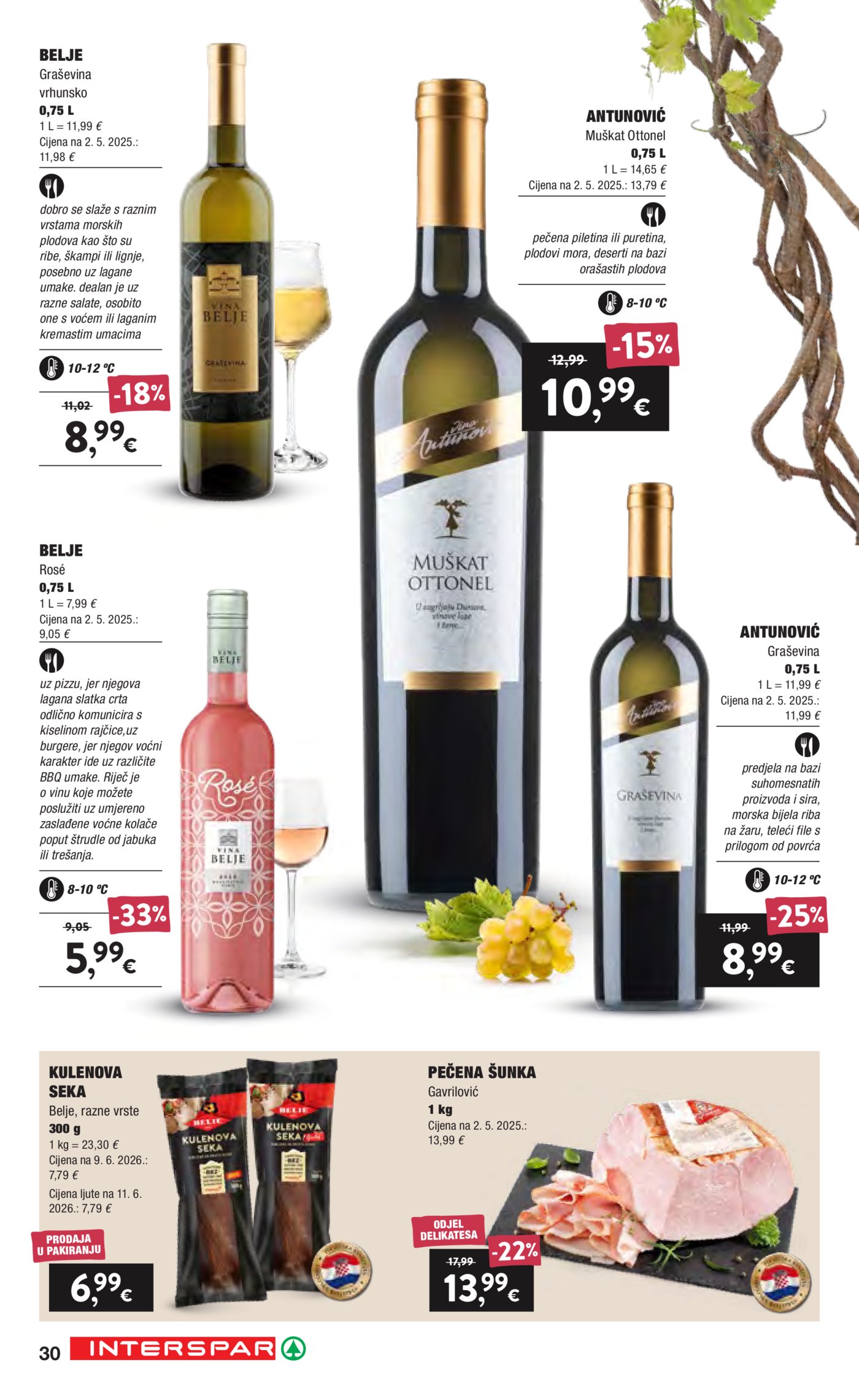 Interspar Vino Katalog Akcija 16.09.-06.10.2026.