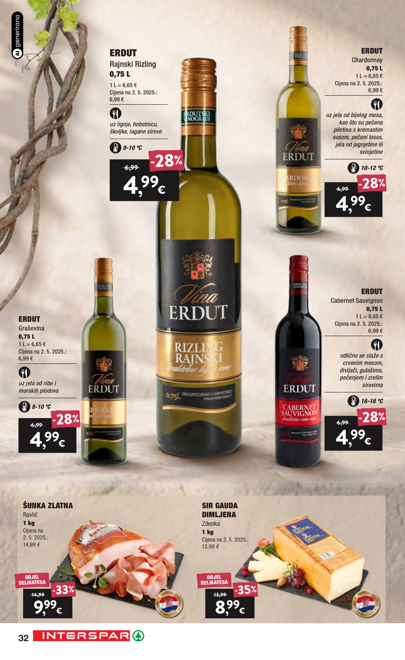 Interspar Vino Katalog Akcija 16.09.-06.10.2026.