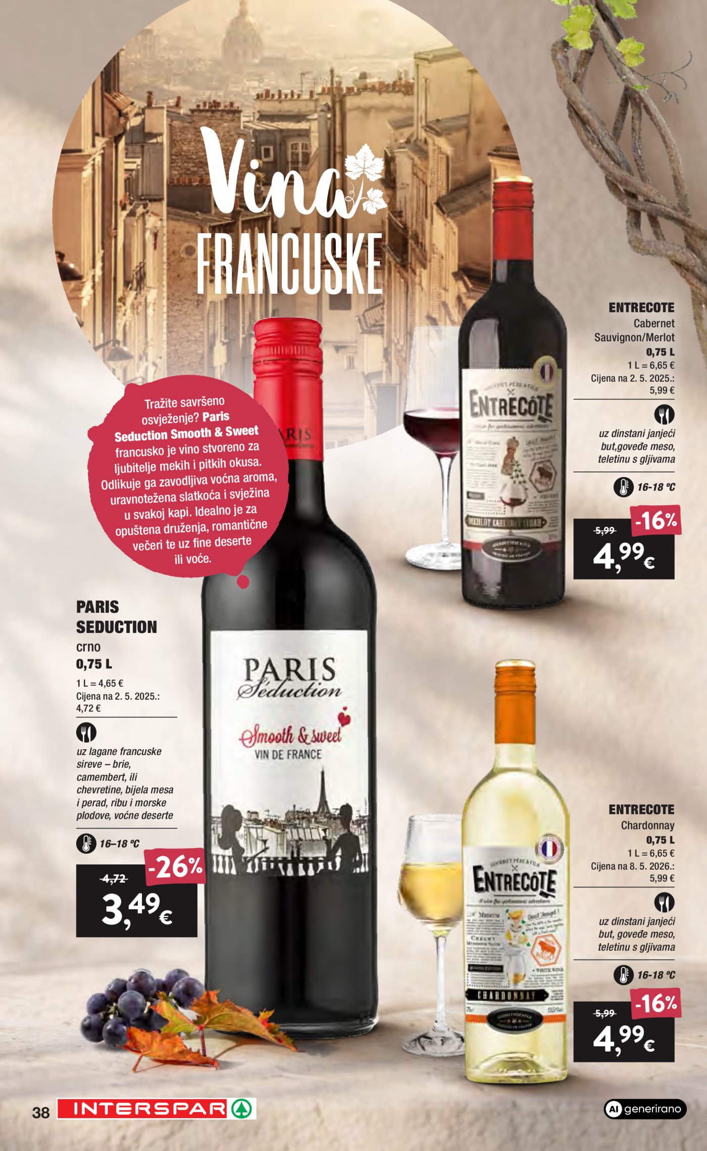 Interspar Vino Katalog Akcija 16.09.-06.10.2026.