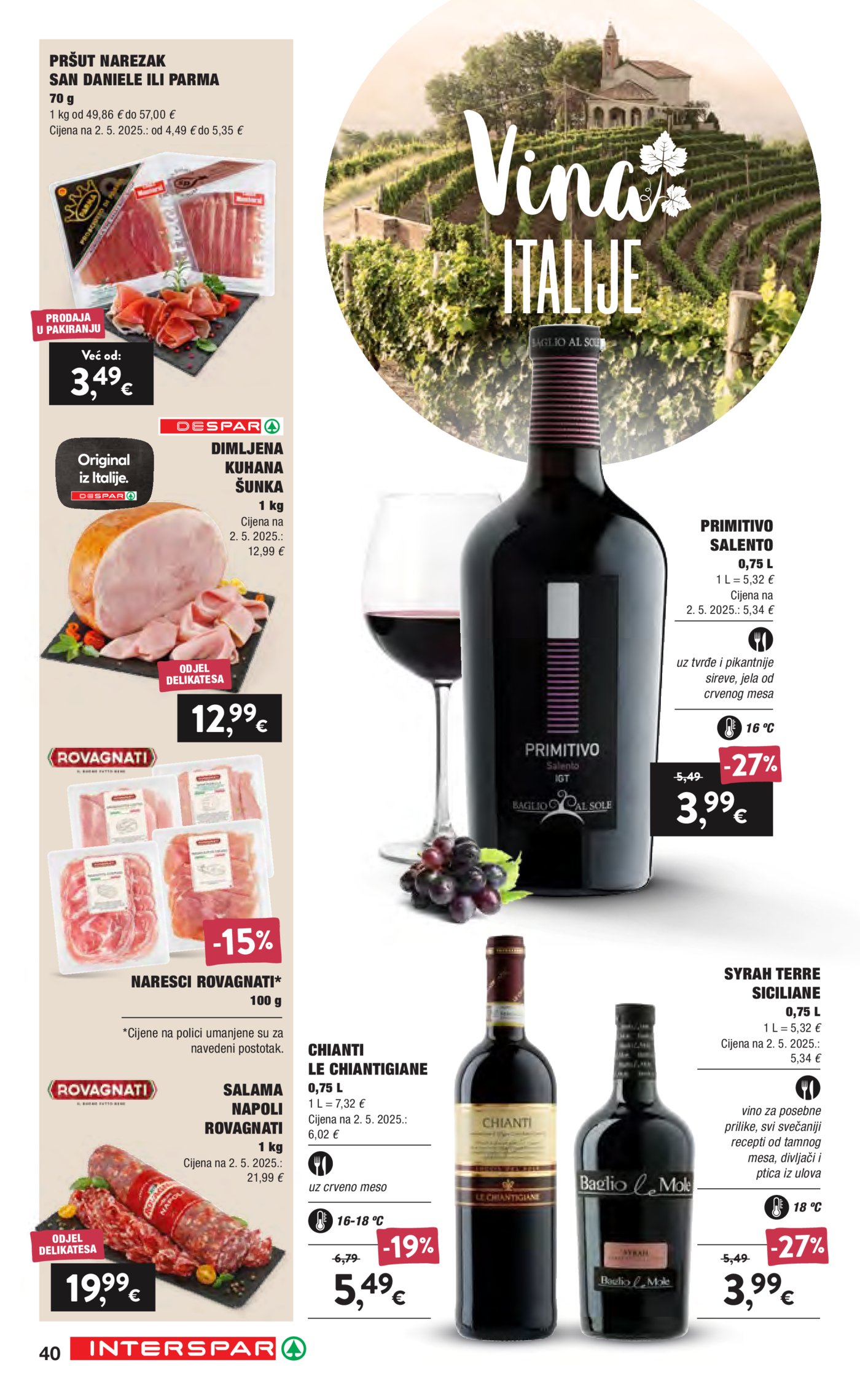 Interspar Vino Katalog Akcija 16.09.-06.10.2026.