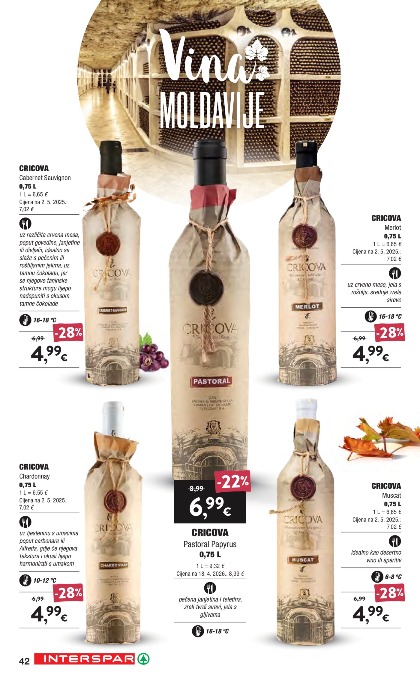 Interspar Vino Katalog Akcija 16.09.-06.10.2026.