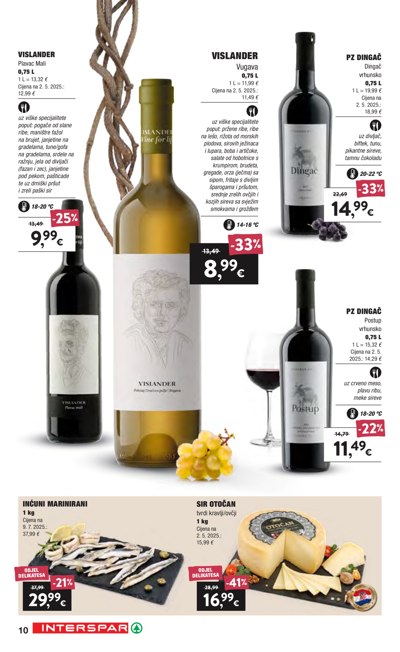 Interspar Vino Katalog Akcija 16.09.-06.10.2026.