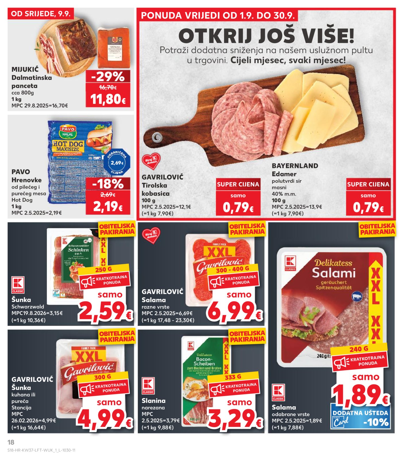Kaufland katalog Akcija 09.09. - 15.09.2026.