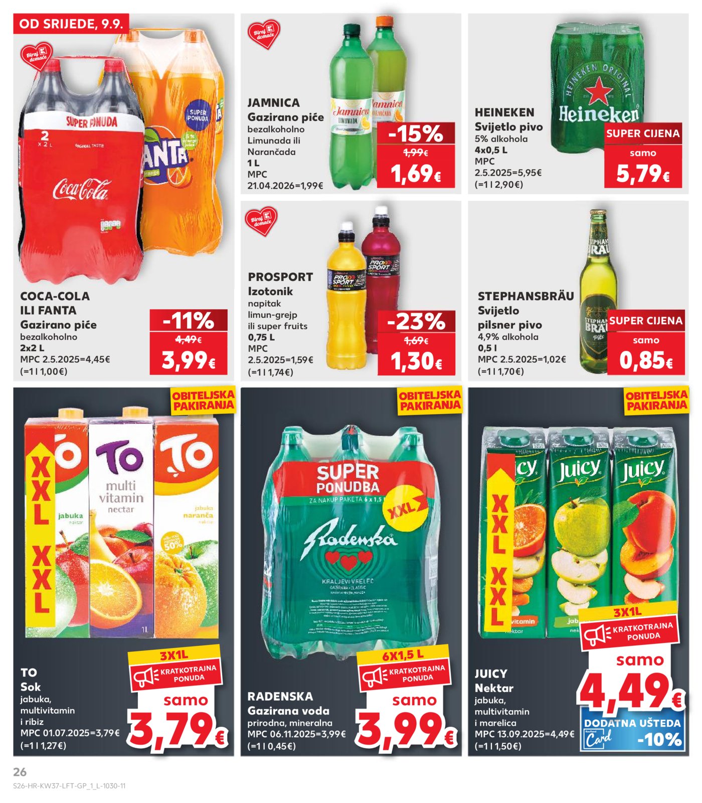 Kaufland katalog Akcija 09.09. - 15.09.2026.