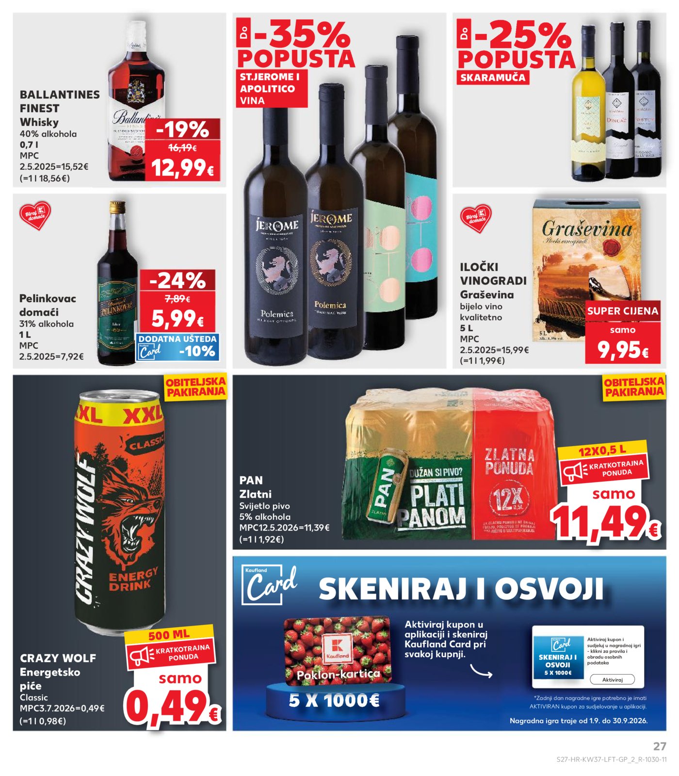 Kaufland katalog Akcija 09.09. - 15.09.2026.