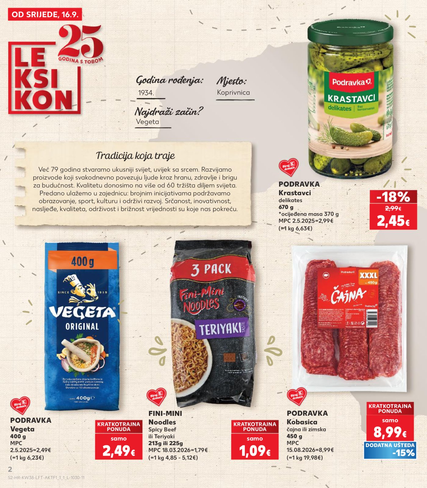 Kaufland Katalog Akcija 16.09.-22.09.2026.