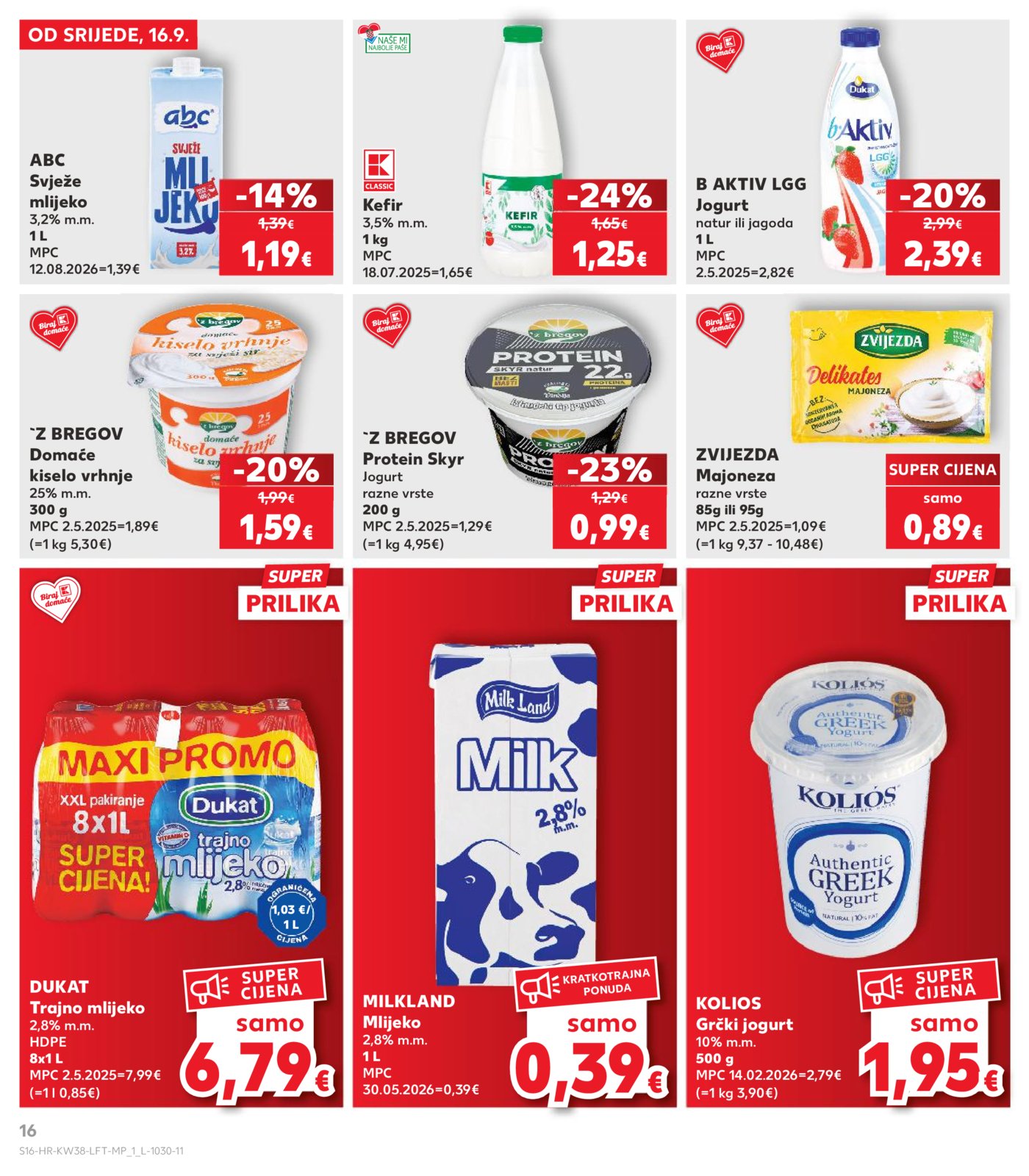 Kaufland Katalog Akcija 16.09.-22.09.2026.