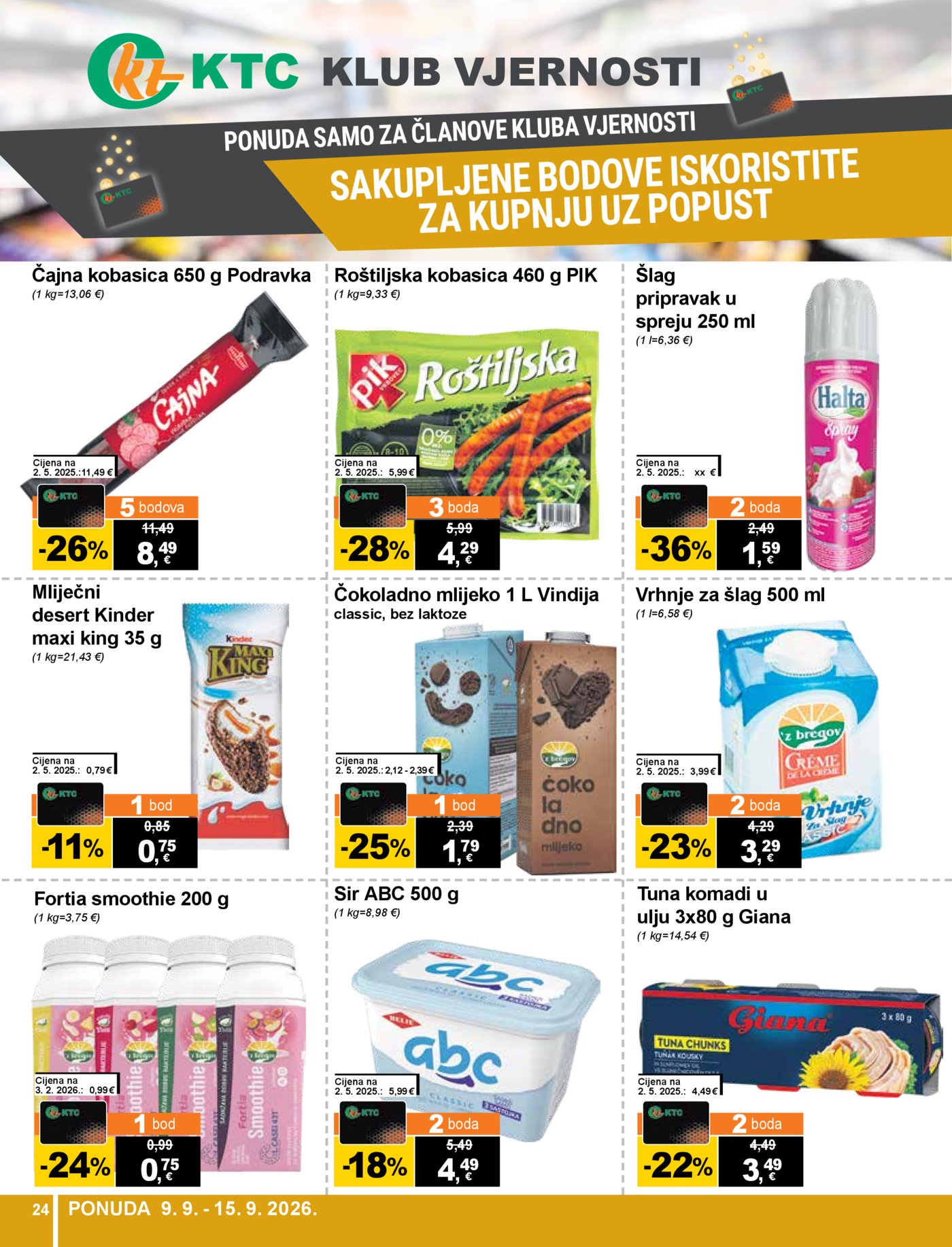 KTC katalog Široke potrošnje 09.09. - 15.09.2026.