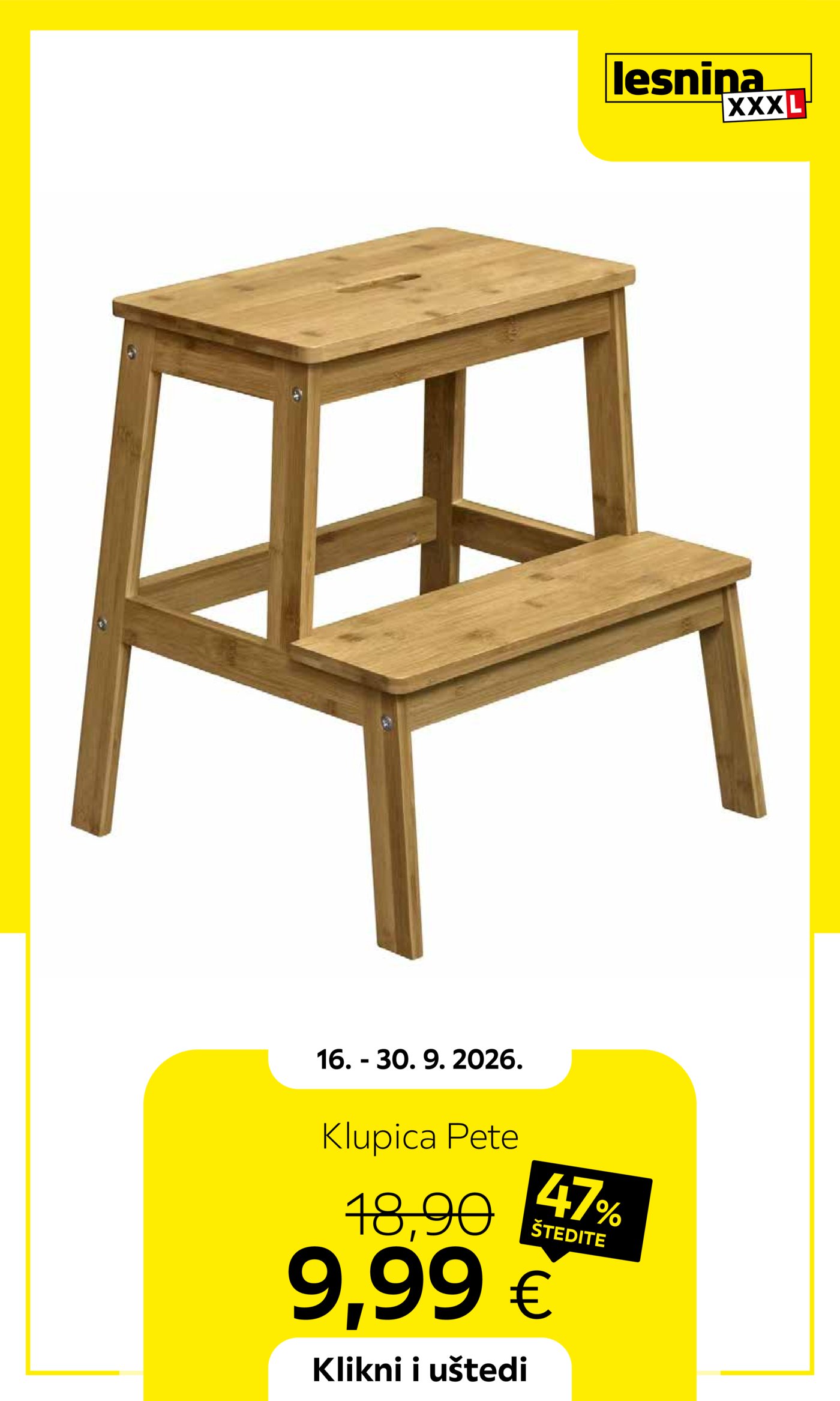 Lesnina katalog Akcija 16.09.-30.09.2026.