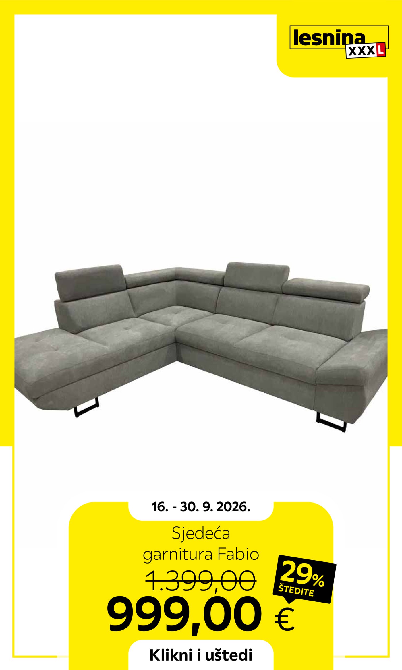 Lesnina katalog Akcija 16.09.-30.09.2026.