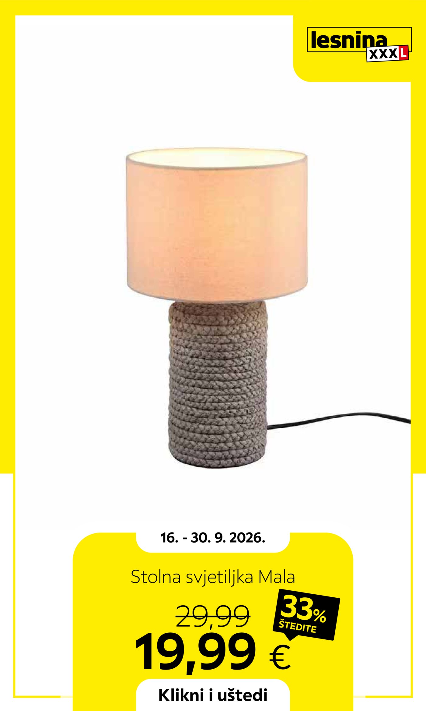 Lesnina katalog Akcija 16.09.-30.09.2026.