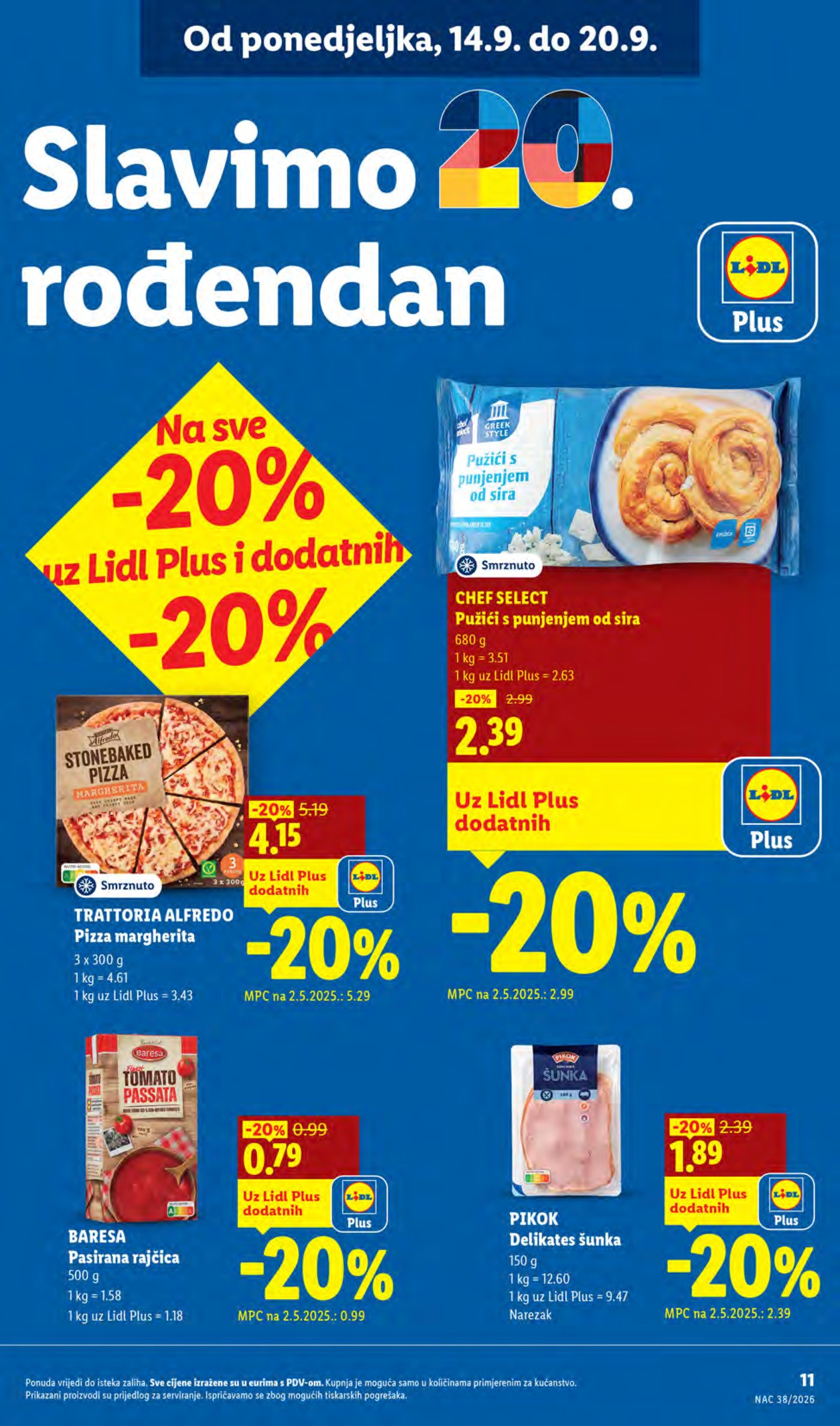 Lidl katalog Super akcija od ponedjeljka 14.09.-20.09.2026.