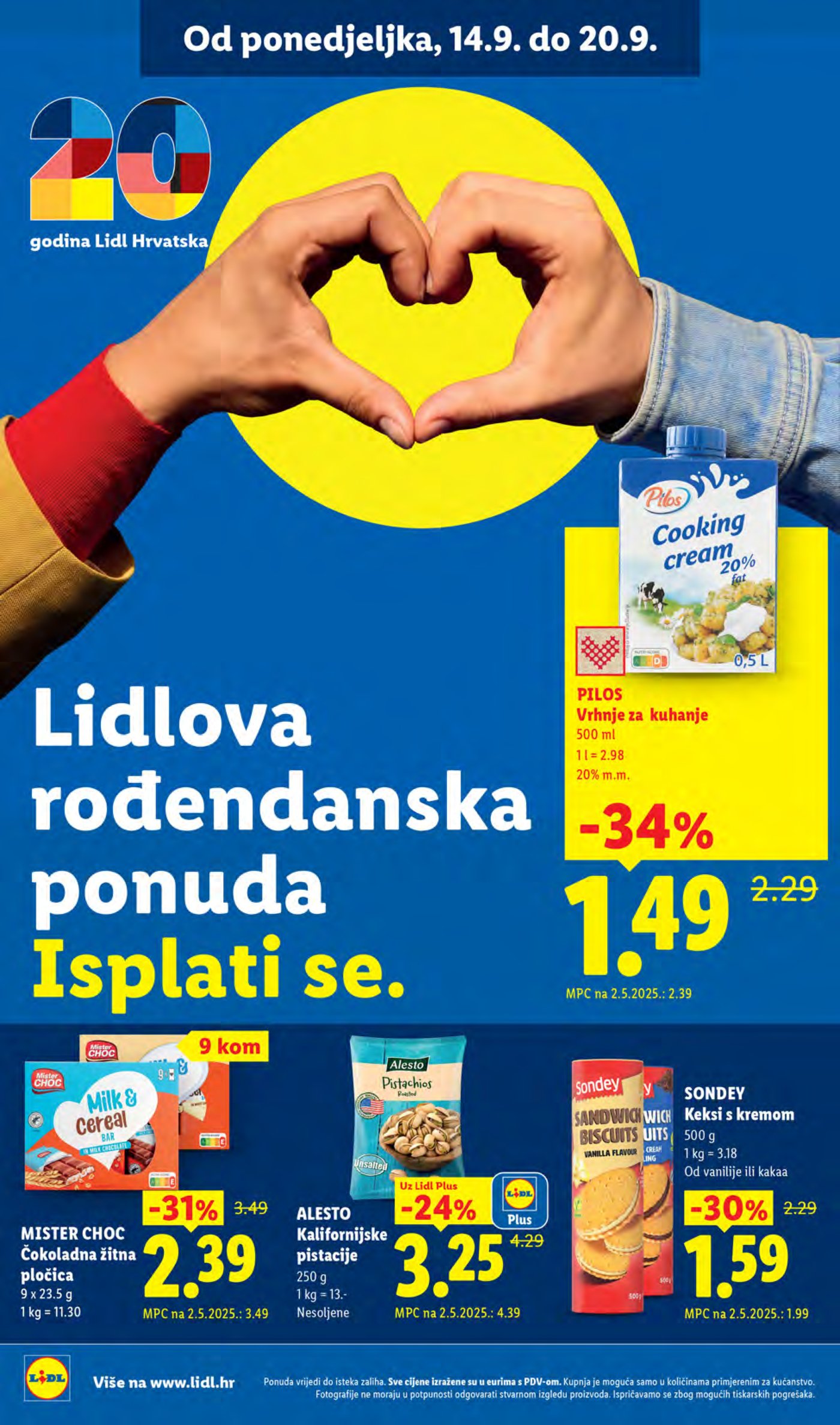 Lidl katalog Super akcija od ponedjeljka 14.09.-20.09.2026.