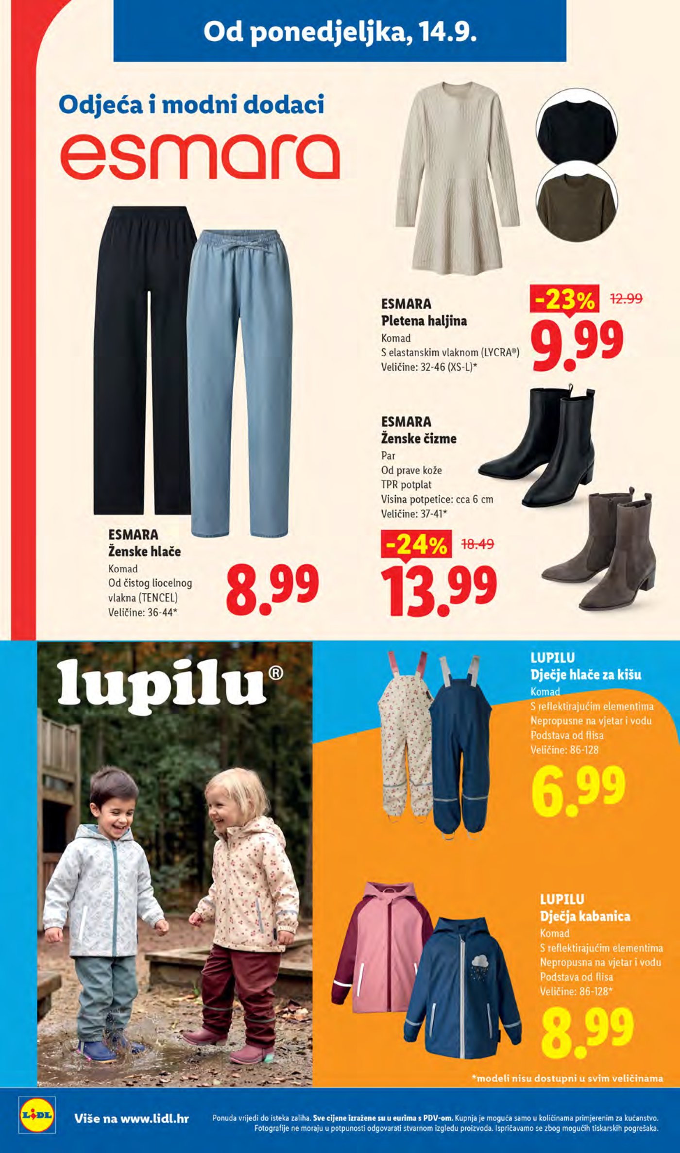 Lidl katalog Super akcija od ponedjeljka 14.09.-20.09.2026.