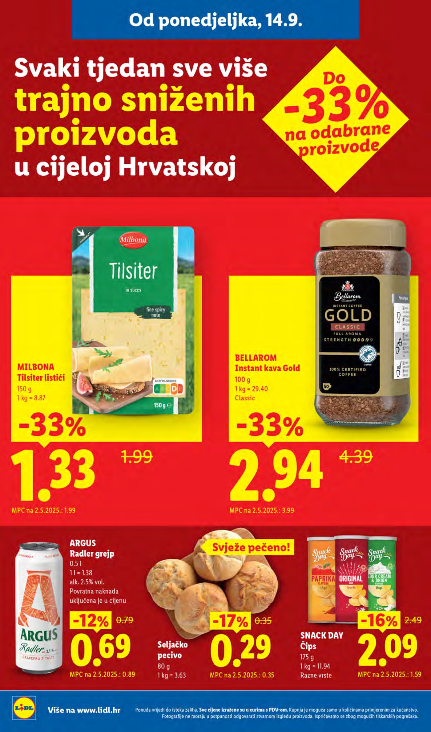 Lidl katalog Super akcija od ponedjeljka 14.09.-20.09.2026.