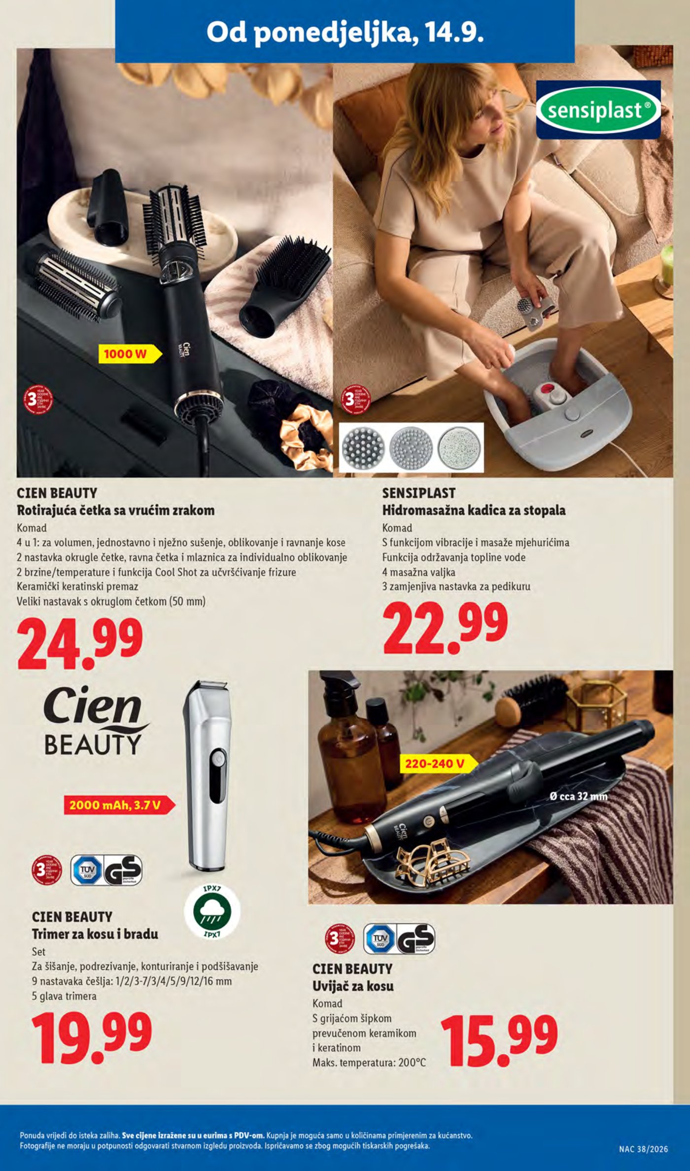 Lidl katalog Super akcija od ponedjeljka 14.09.-20.09.2026.