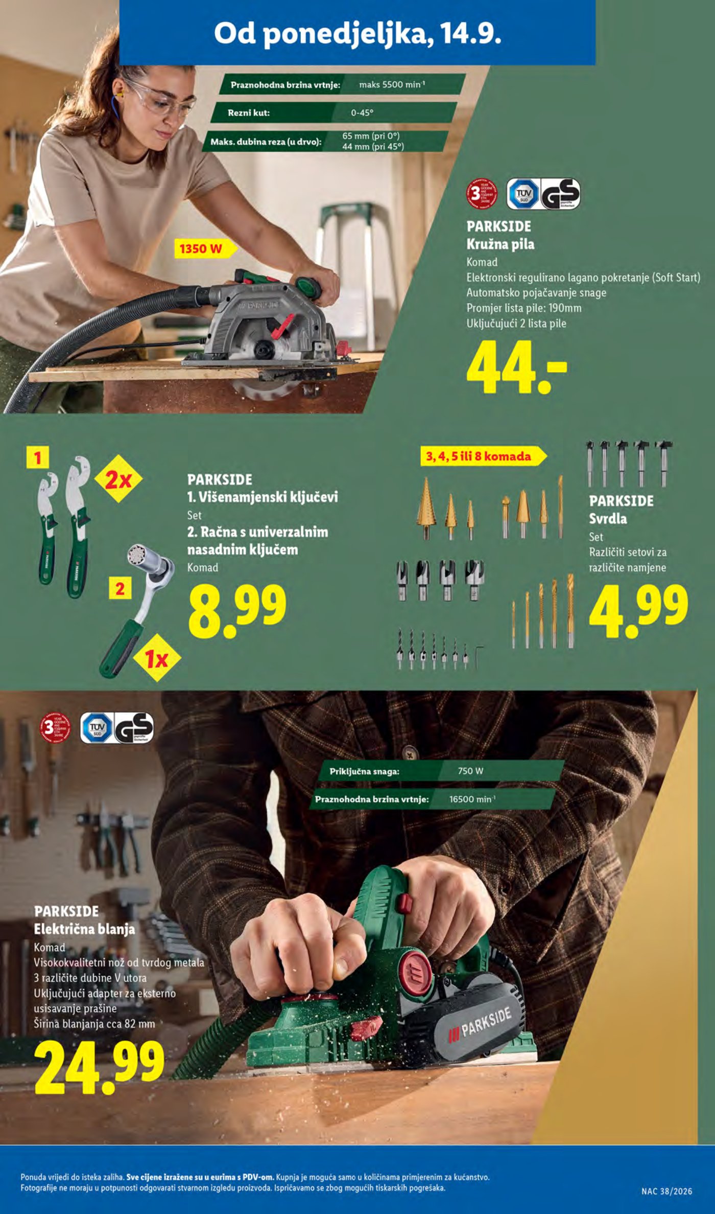 Lidl katalog Super akcija od ponedjeljka 14.09.-20.09.2026.