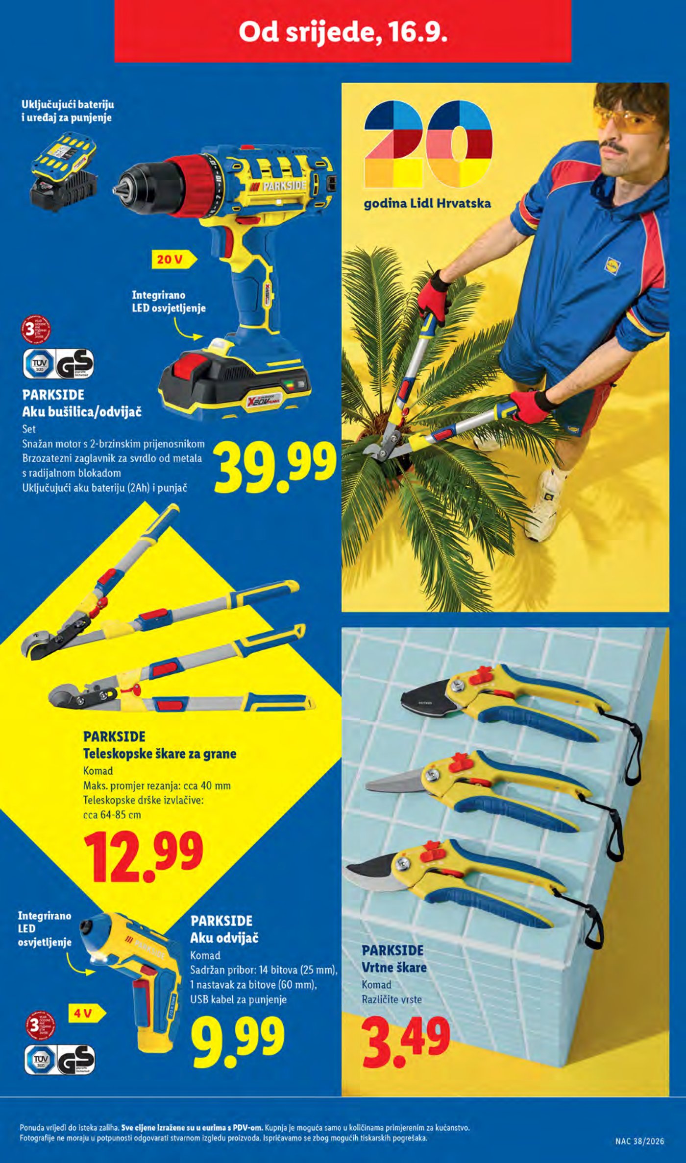Lidl katalog Super akcija od ponedjeljka 14.09.-20.09.2026.