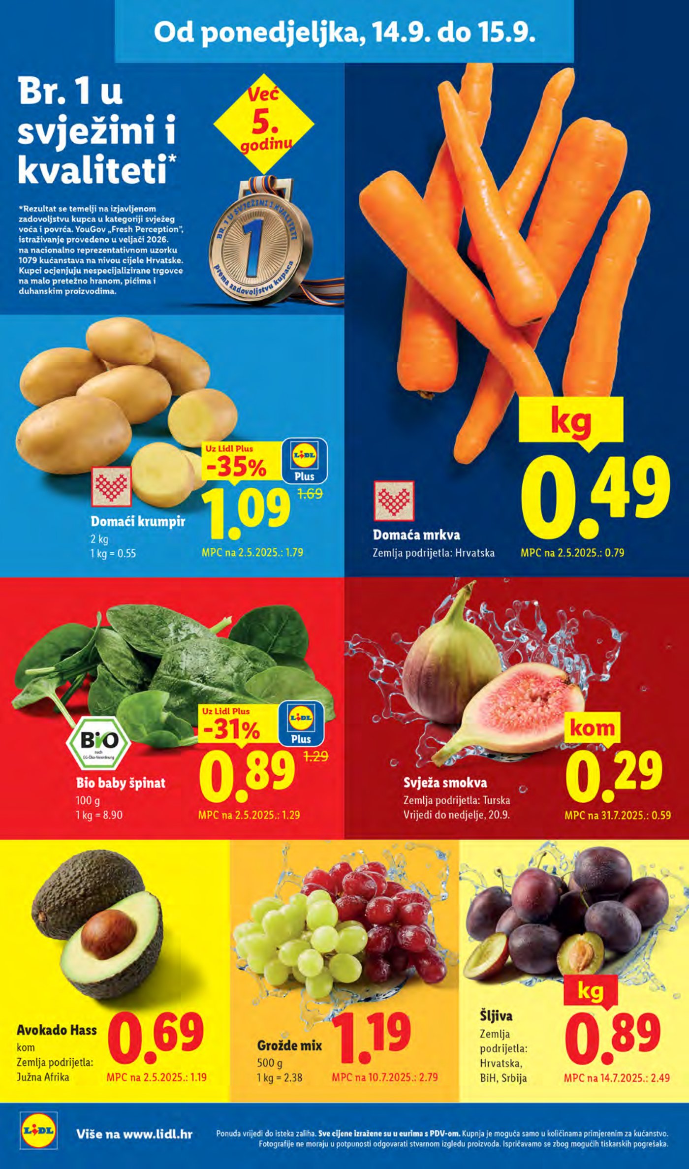 Lidl katalog Super akcija od ponedjeljka 14.09.-20.09.2026.