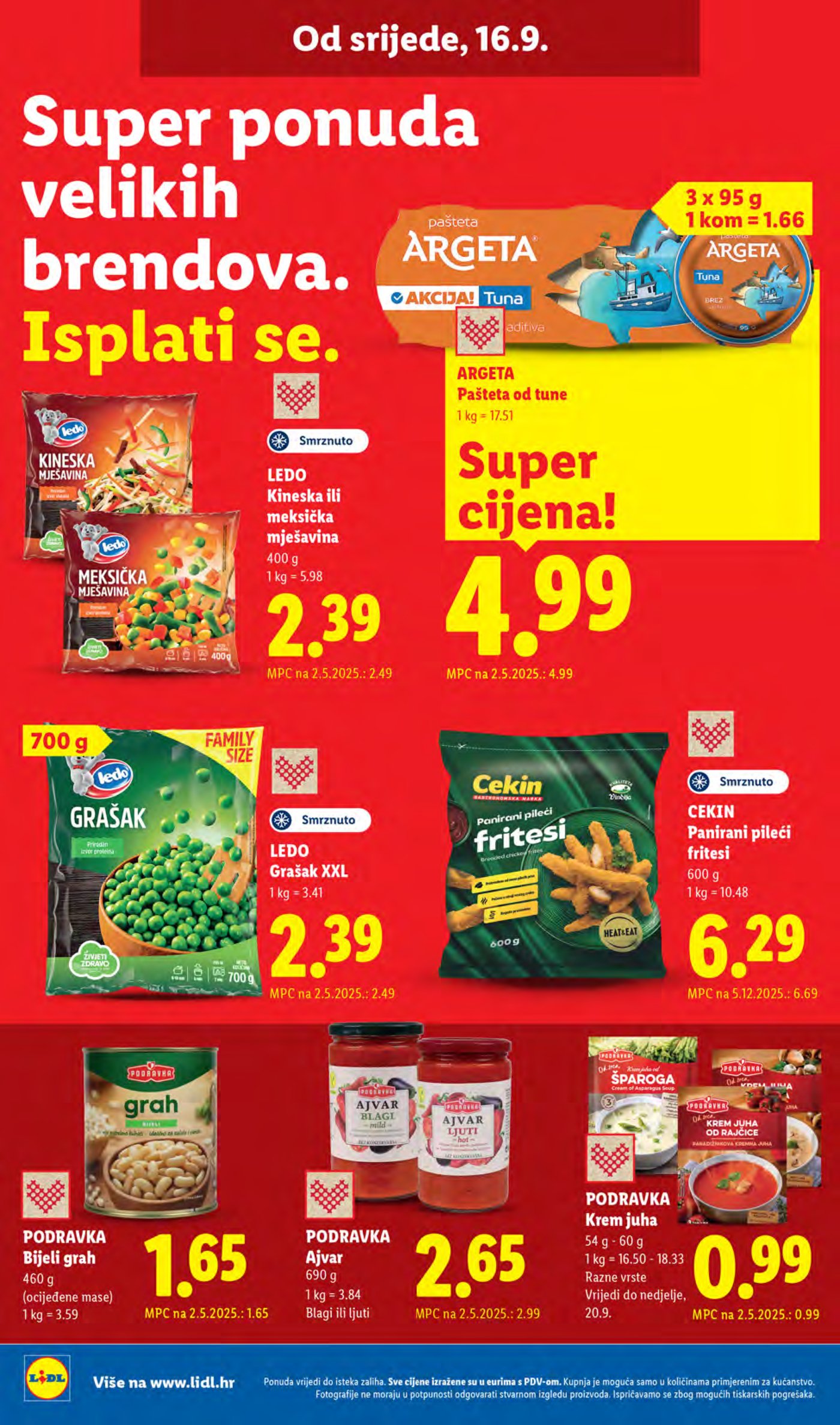 Lidl katalog Super akcija od ponedjeljka 14.09.-20.09.2026.