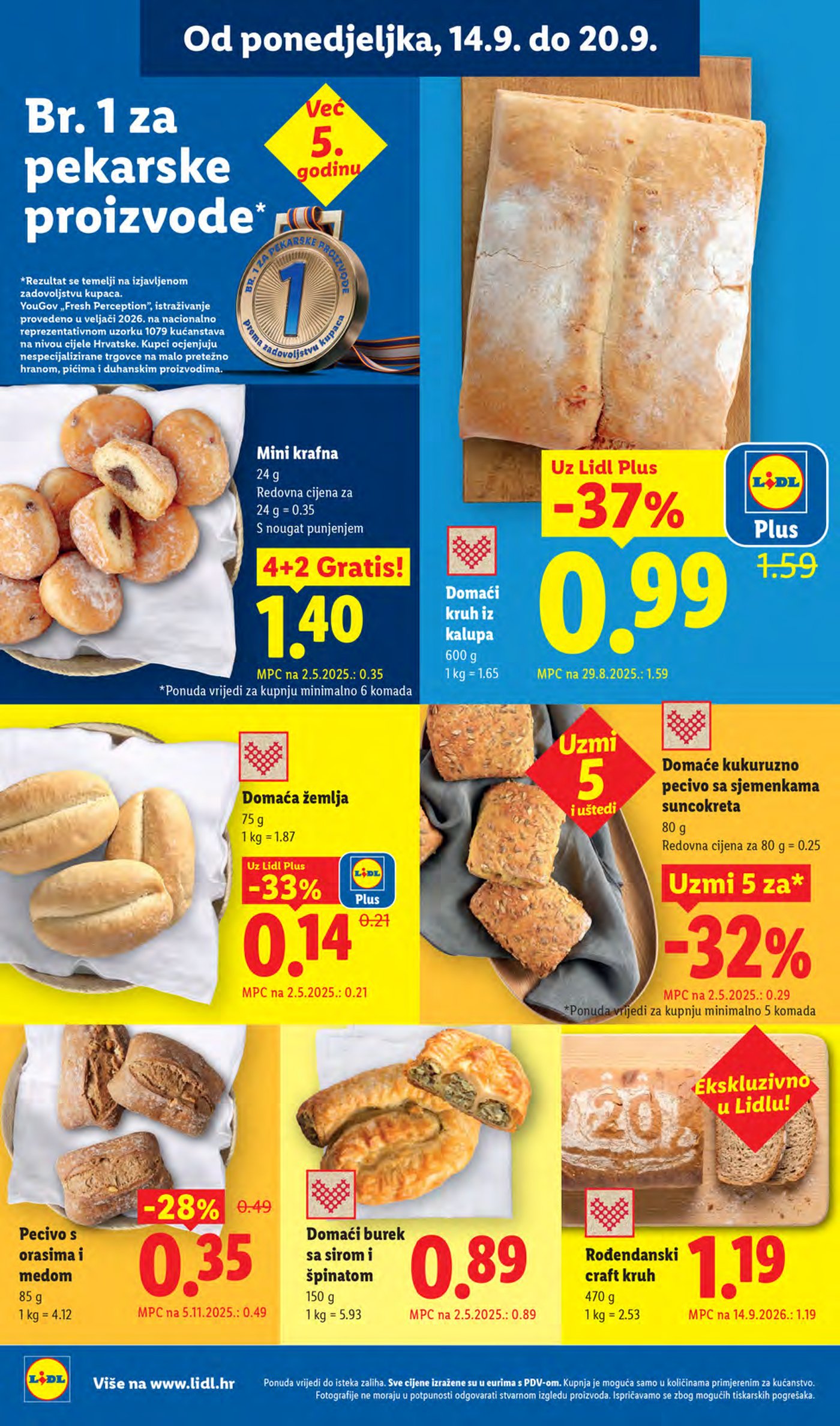 Lidl katalog Super akcija od ponedjeljka 14.09.-20.09.2026.