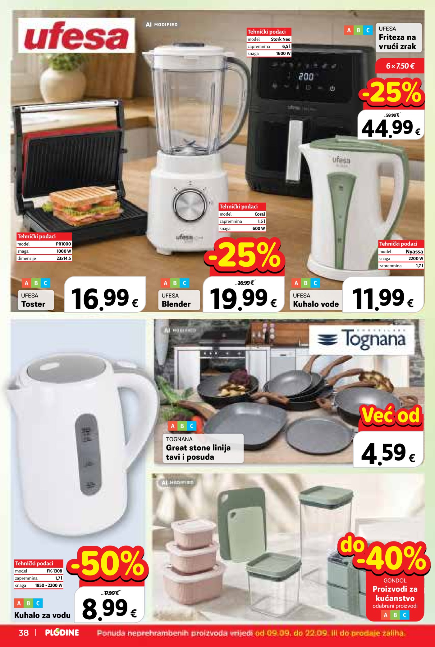 Plodine katalog Akcija 09.09. - 15.09.2026.