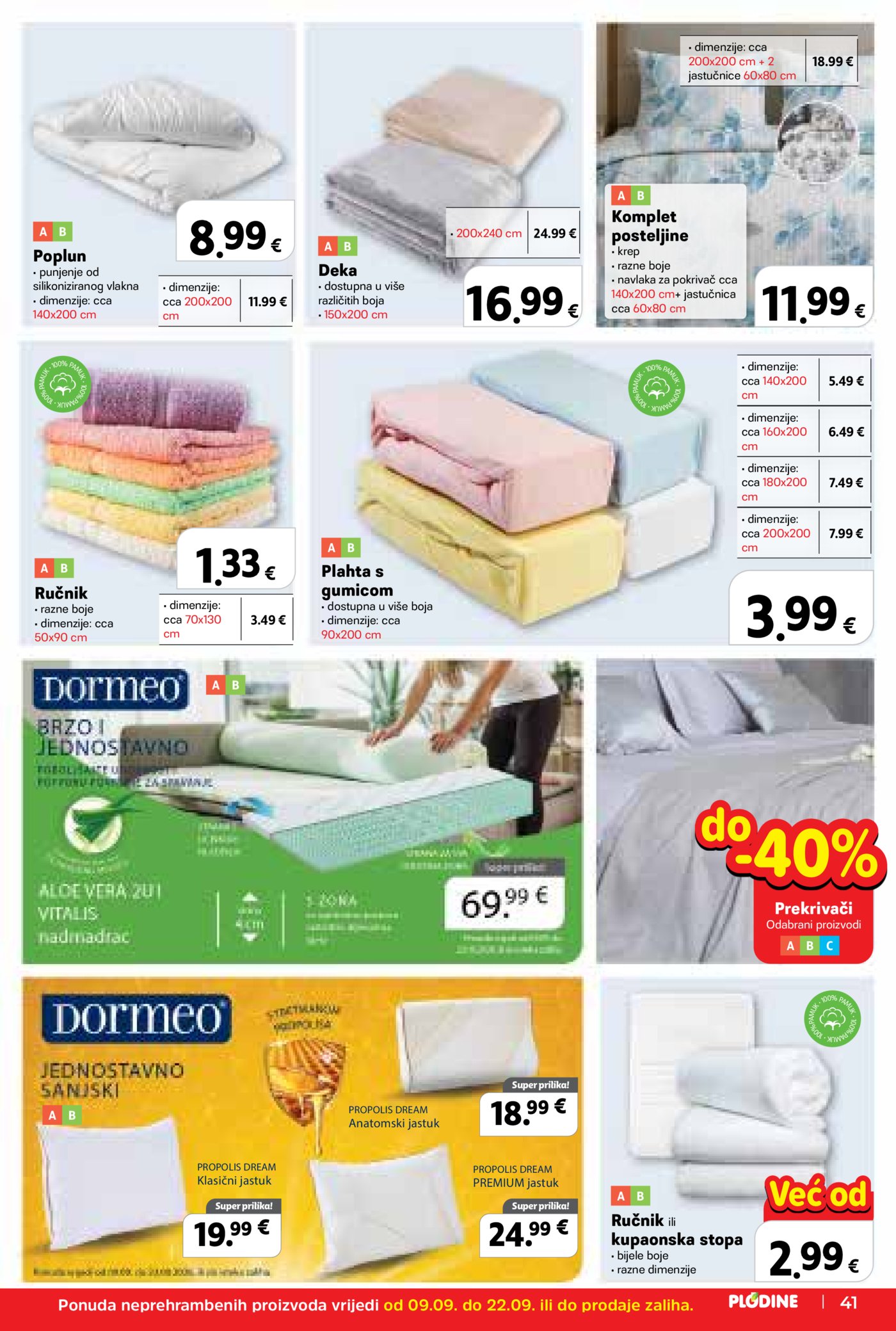 Plodine katalog Akcija 09.09. - 15.09.2026.
