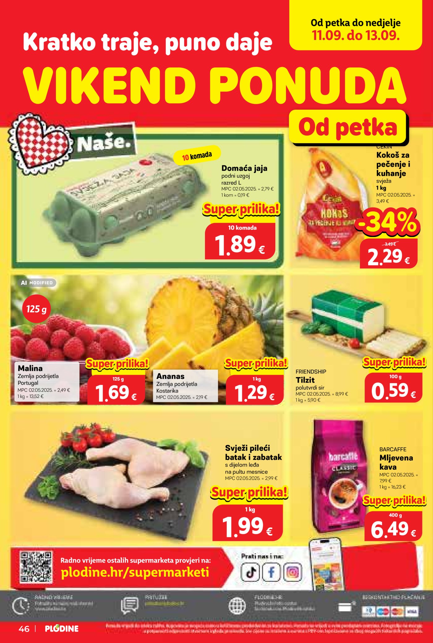 Plodine katalog Akcija 09.09. - 15.09.2026.