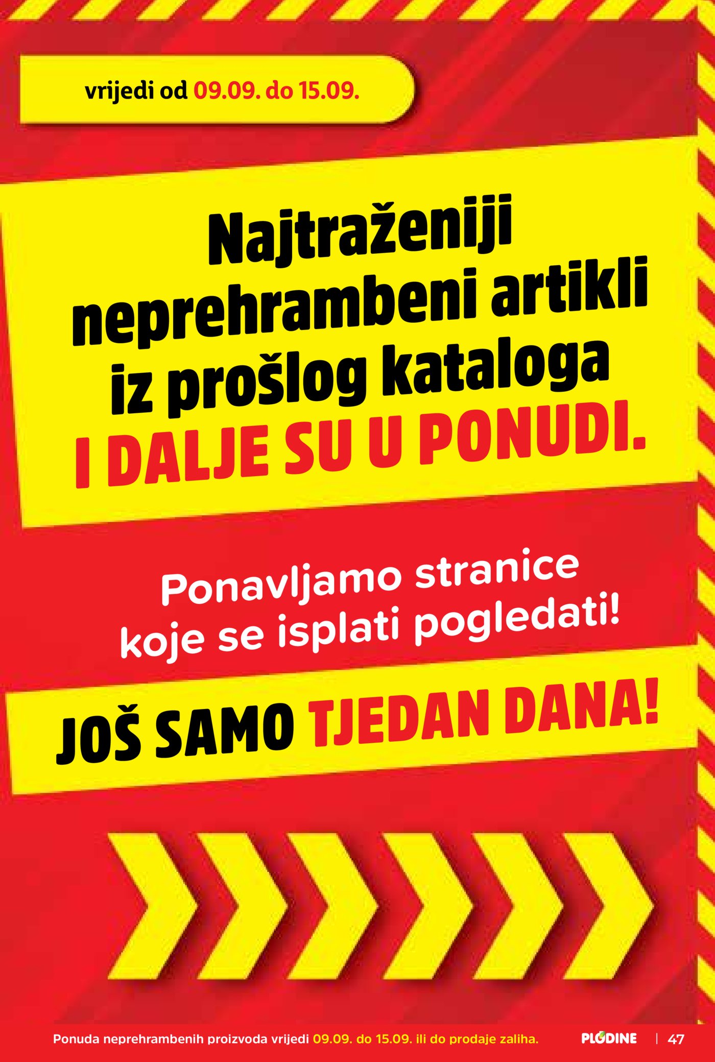 Plodine katalog Akcija 09.09. - 15.09.2026.