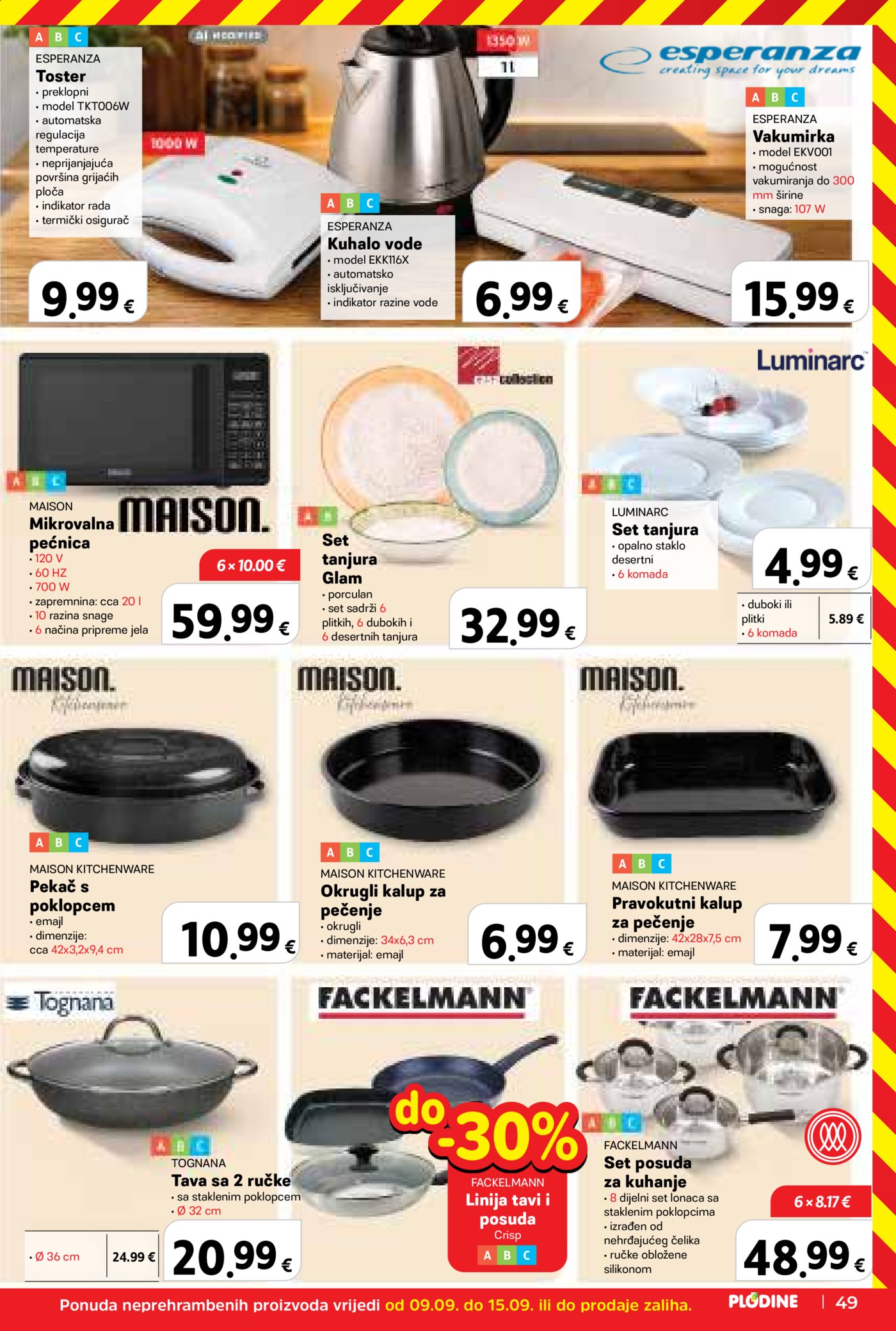 Plodine katalog Akcija 09.09. - 15.09.2026.