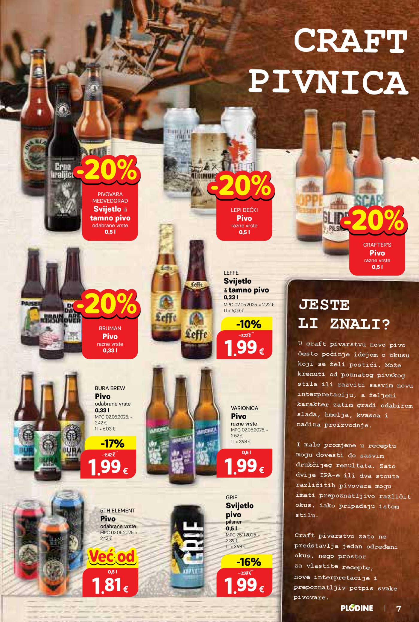 Plodine katalog Akcija 09.09. - 15.09.2026.
