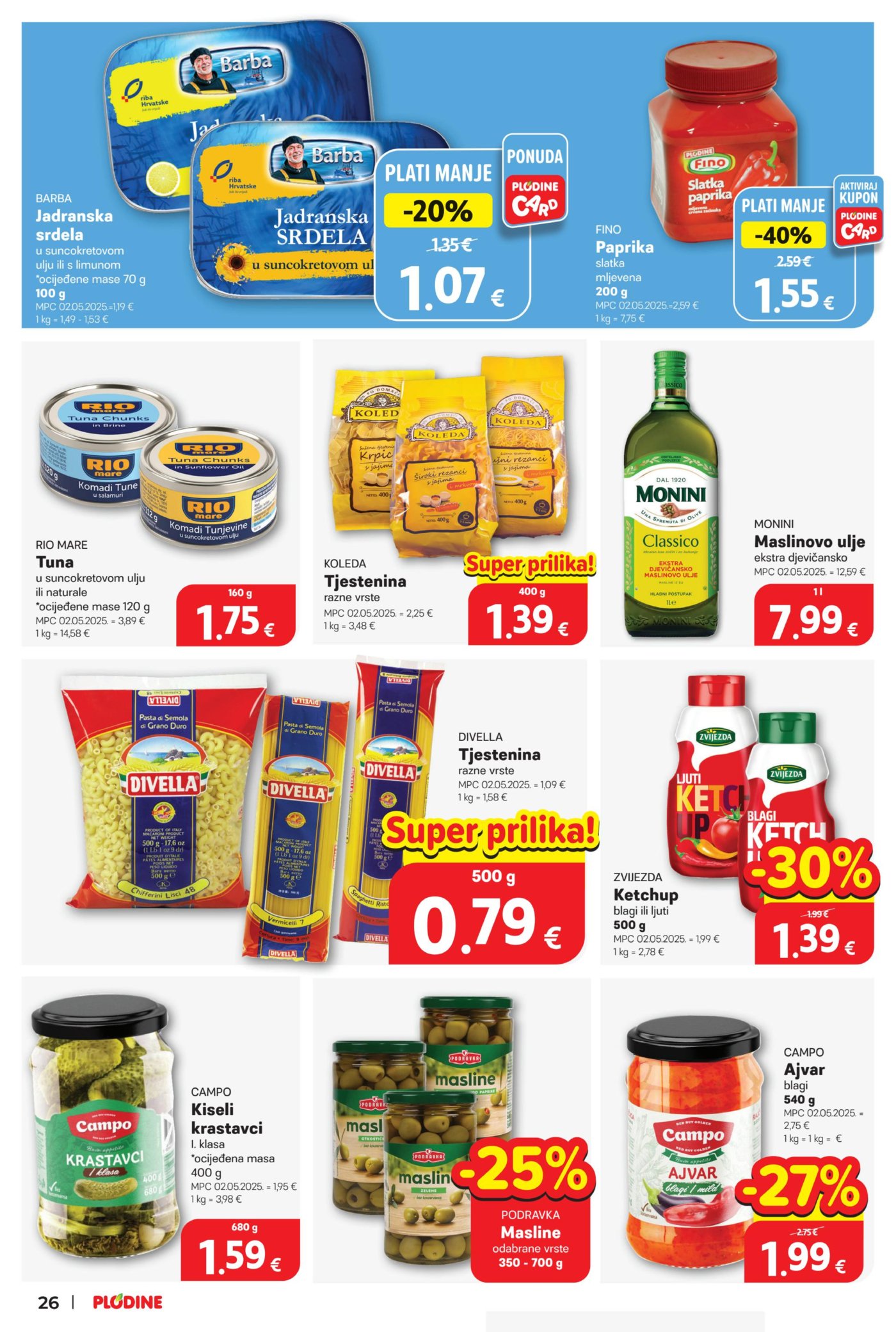 Plodine Katalog Akcija 16.09.-22.09.2026.