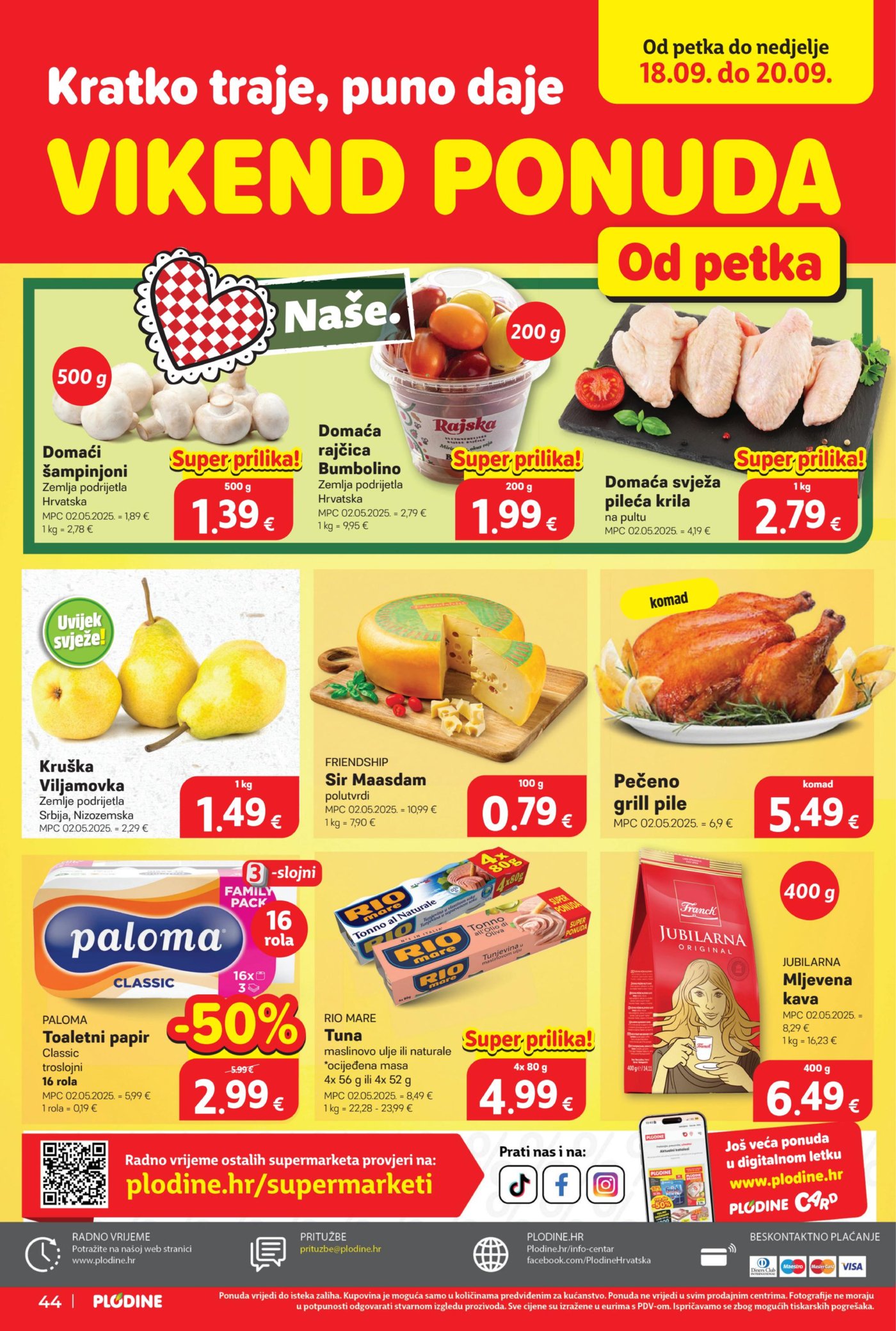 Plodine Katalog Akcija 16.09.-22.09.2026.